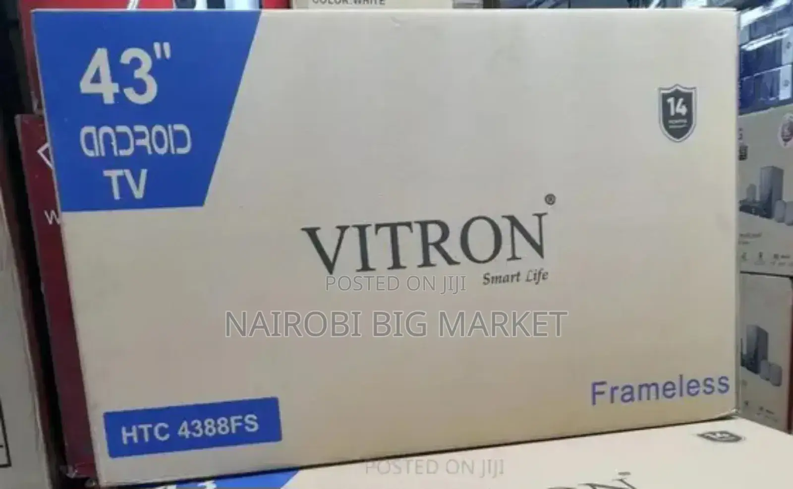 Vitron 43 Inches Android Tv Frameless