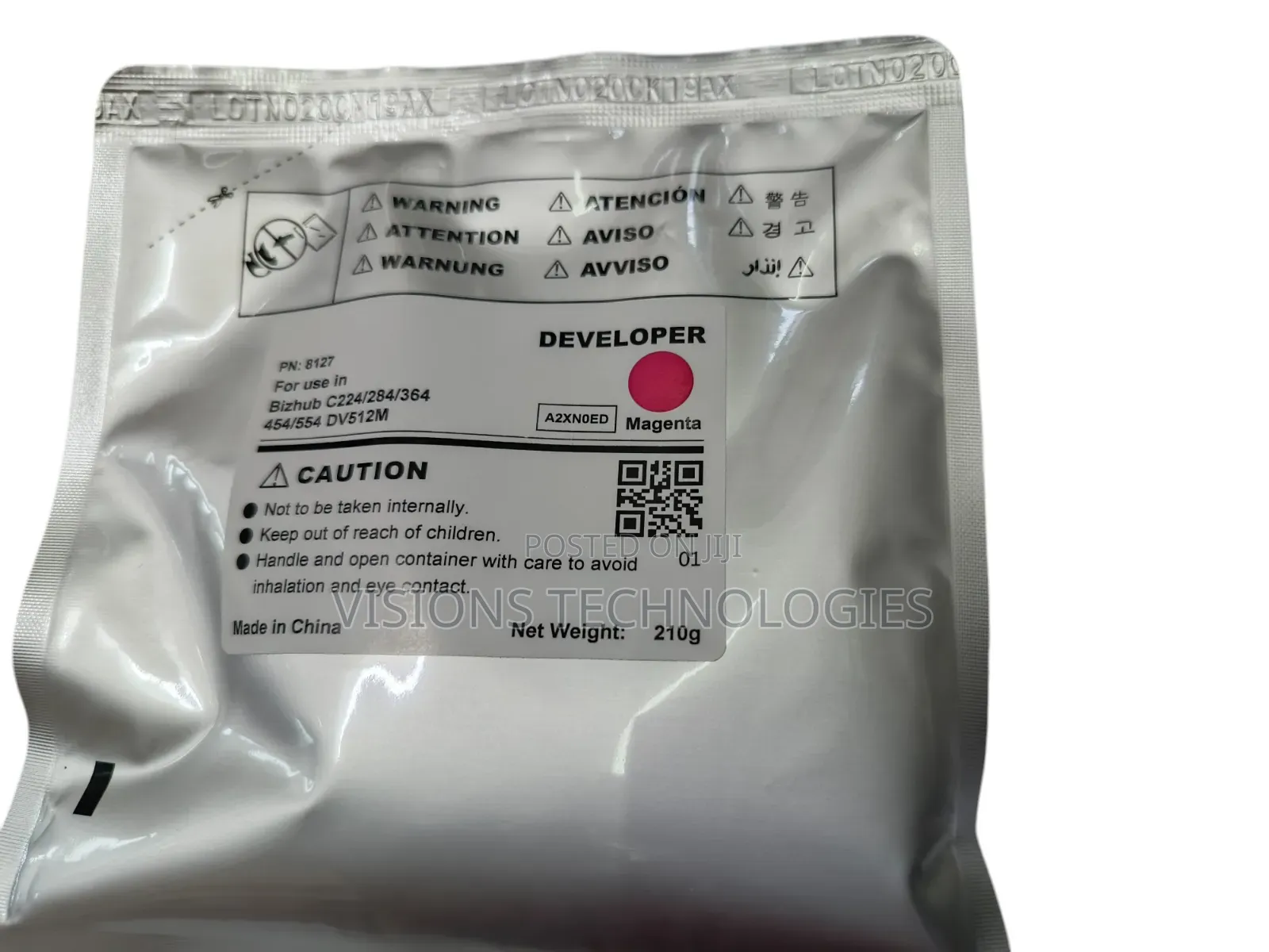 DV512M - Magenta Developer for Bizhub C454/554