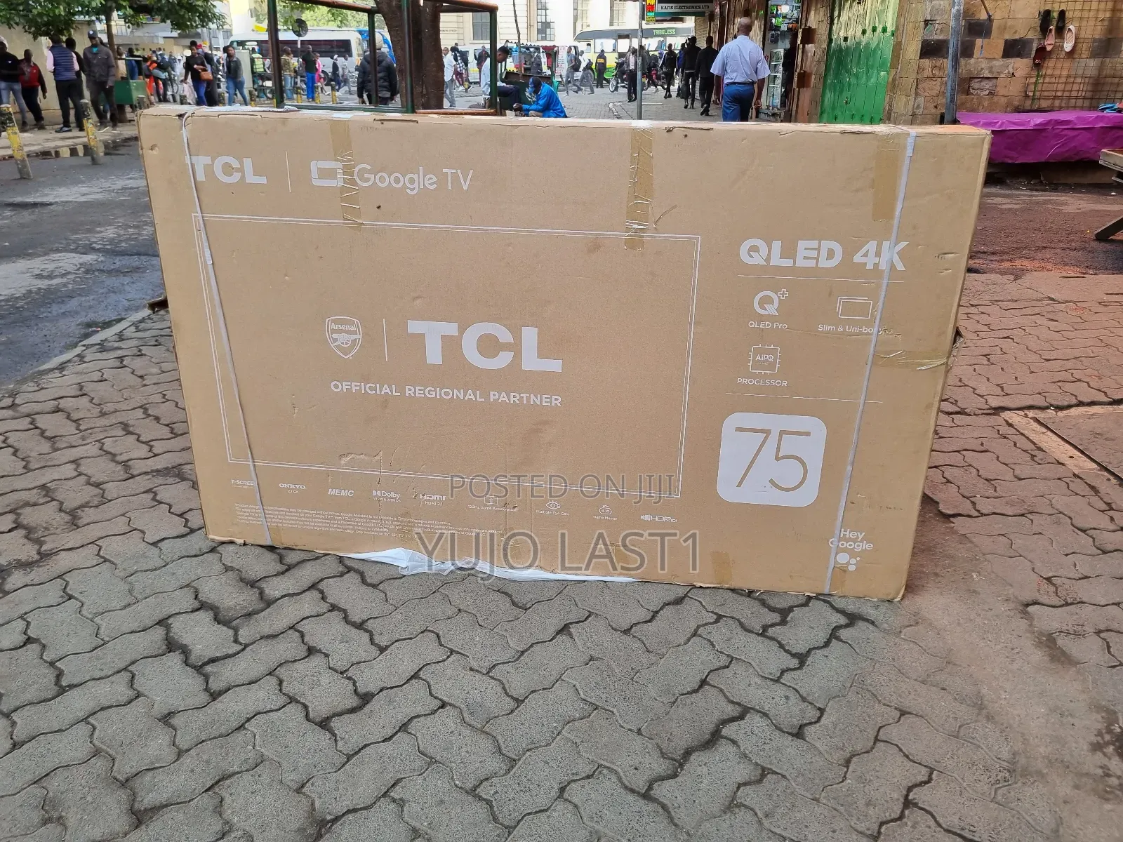 TCL 75 Inch 75c755 Qd-Mini Led HDR Google Tv