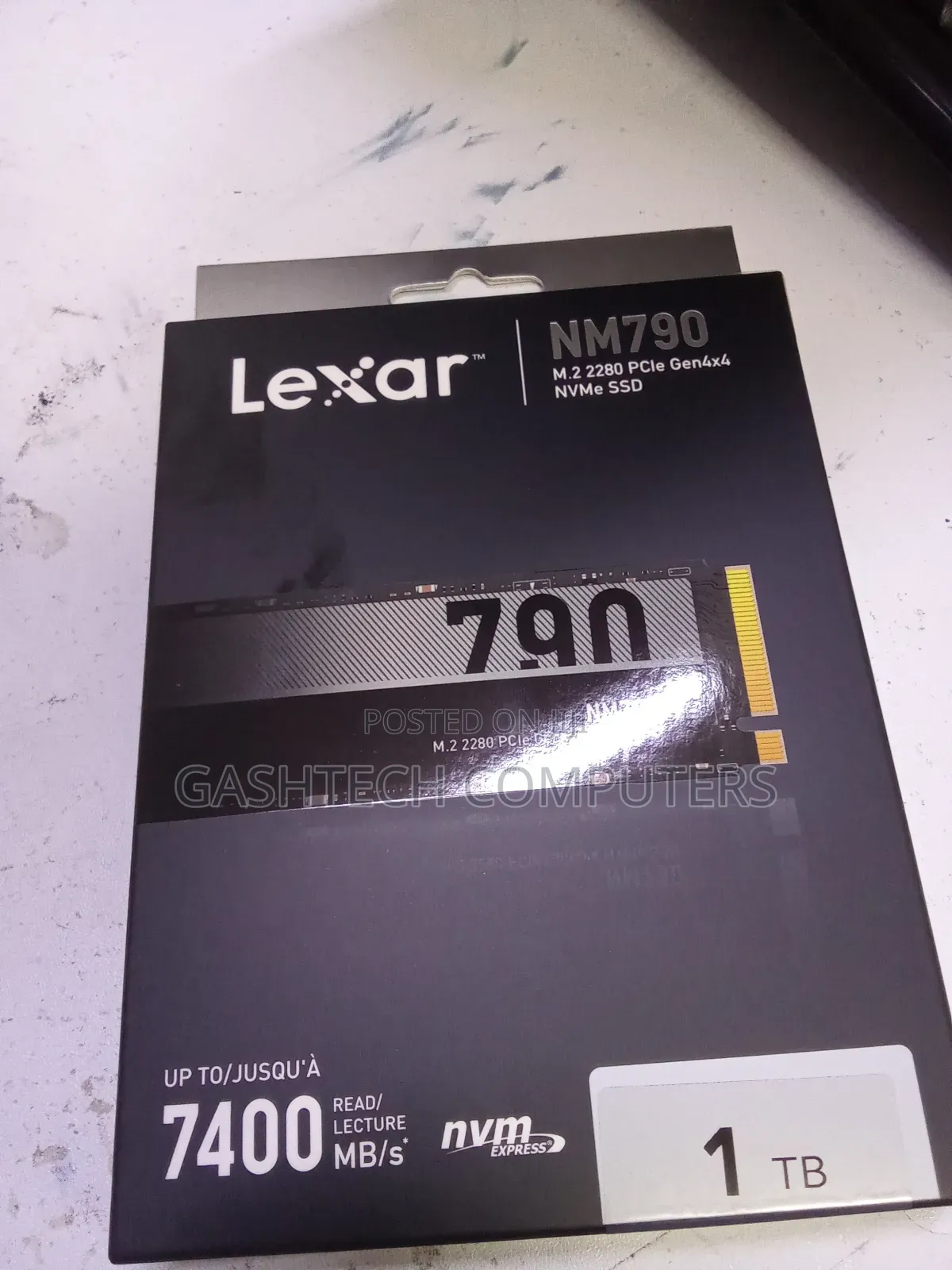 Lexar Nm790 M.2 2280 Pcie Gen 4×4 Nvme SSD 1tb [ 7400 Mbps]