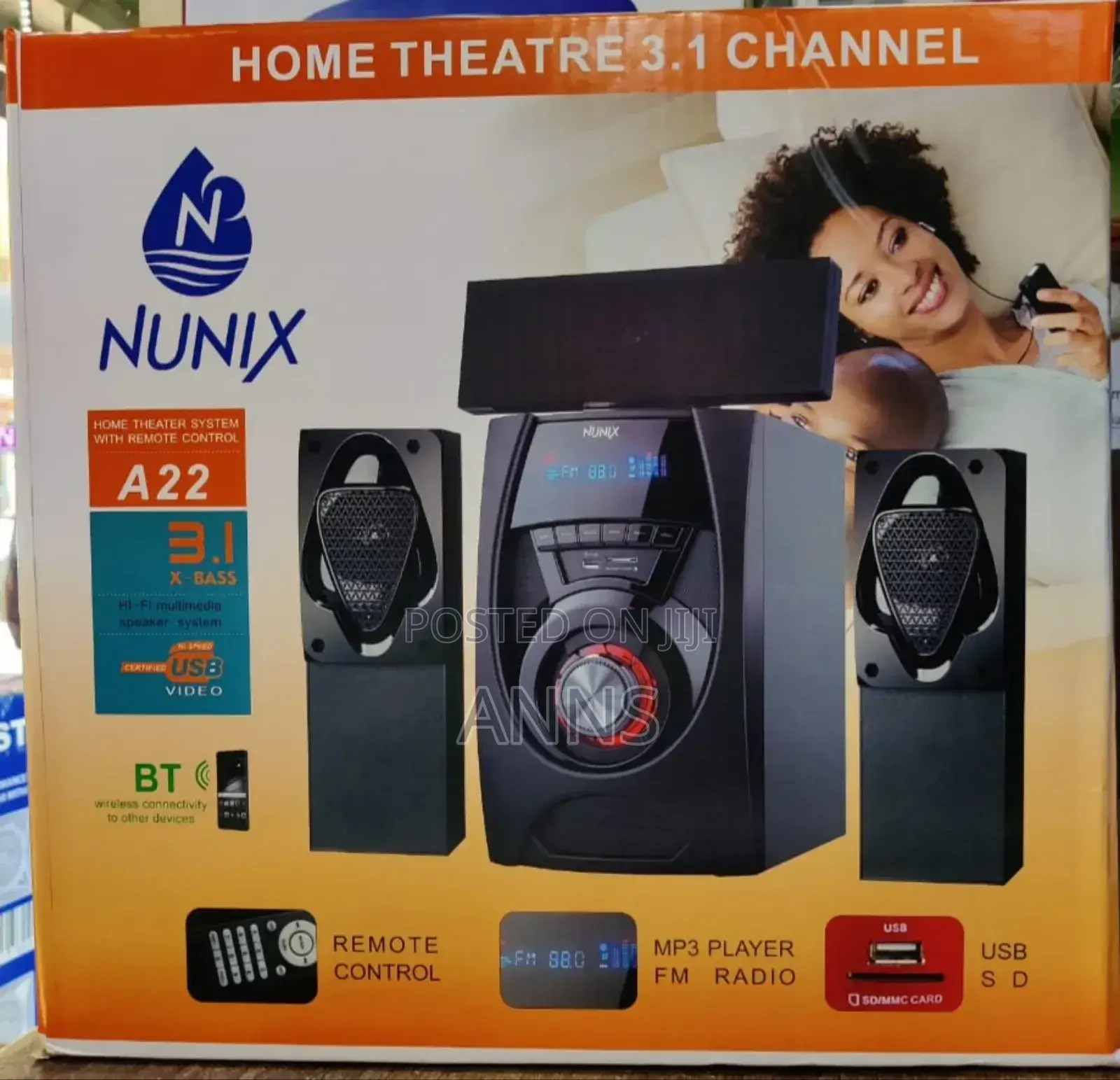 Nunix Nu-A22 3.1 Speaker System
