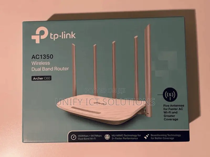 Tp-Link Archer C60 AC1350 Wireless Dual Band Router