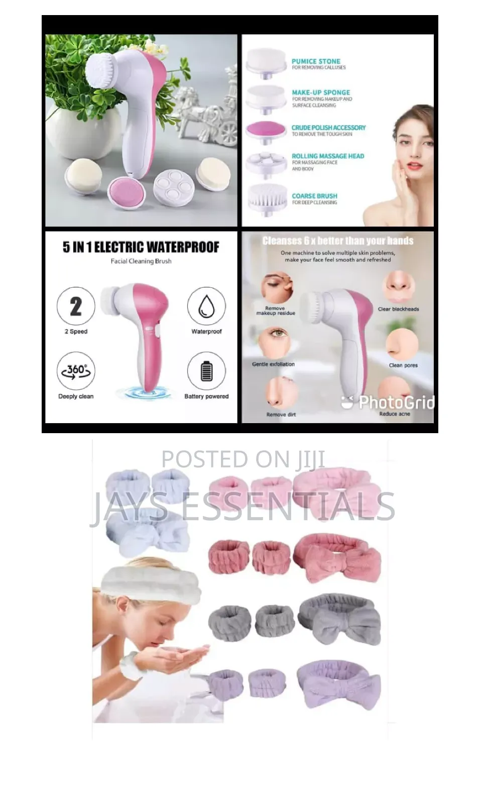 3 Piece Microfiber Wristband And Head Tie