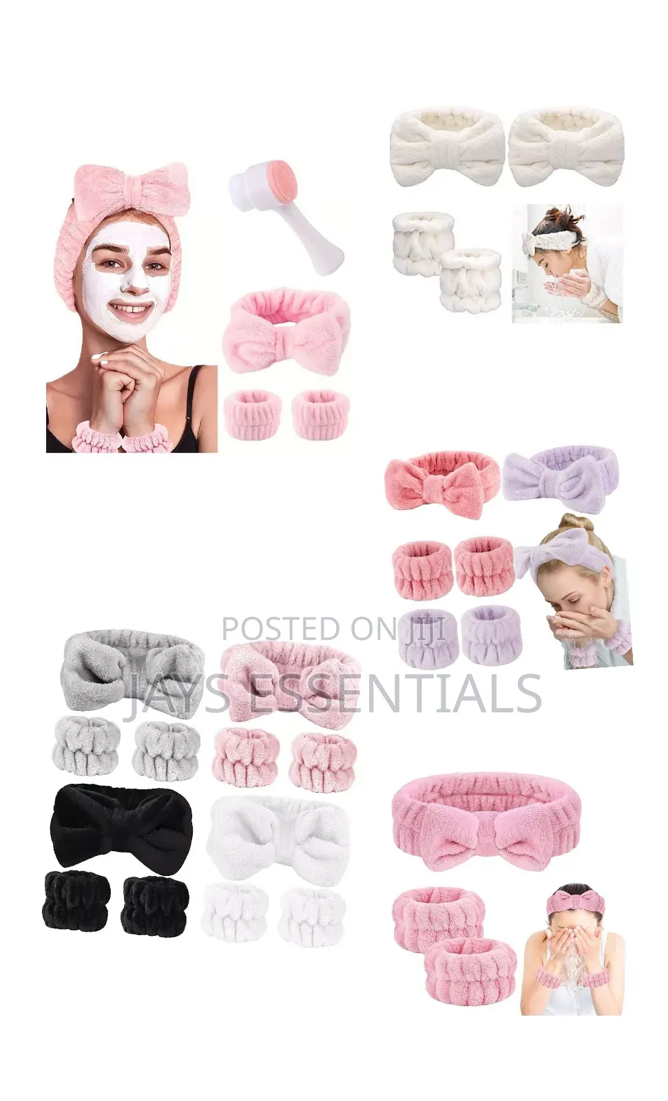3 Piece Microfiber Wristband And Head Tie