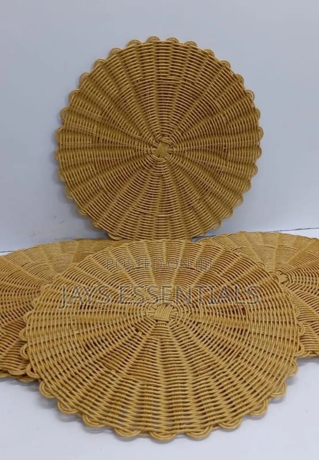 6pc Rattan Table Mats