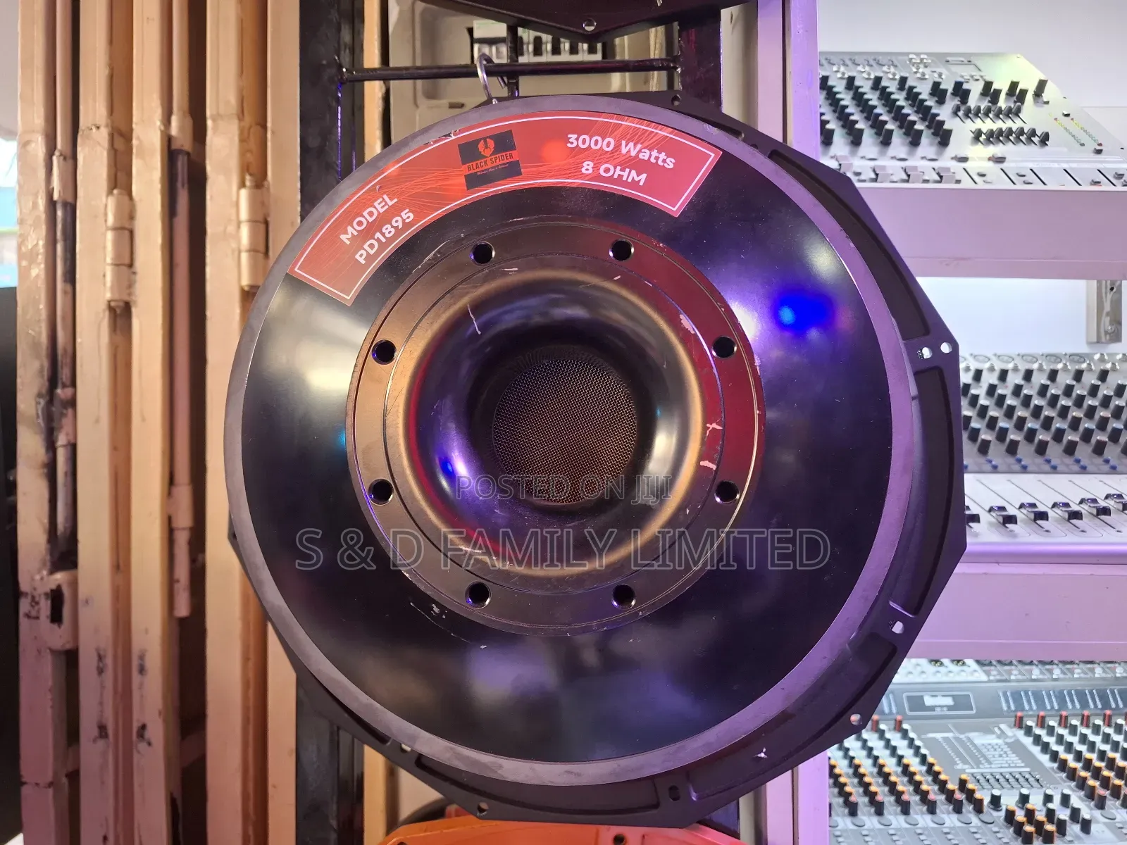 Black Spider Pd 1895 Bass Speaker