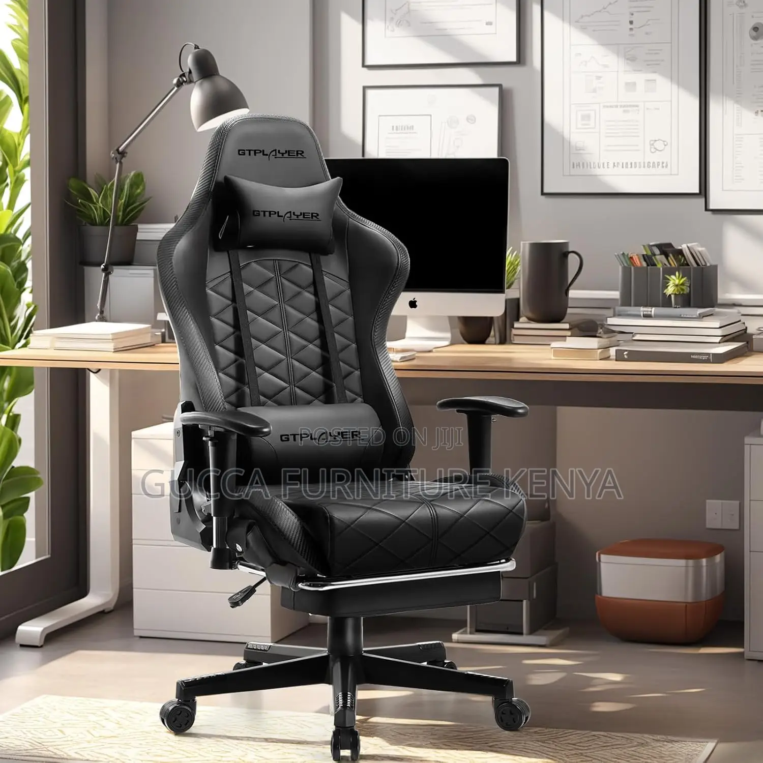 Office Chairs: High Back Height Adjustable Game Chair