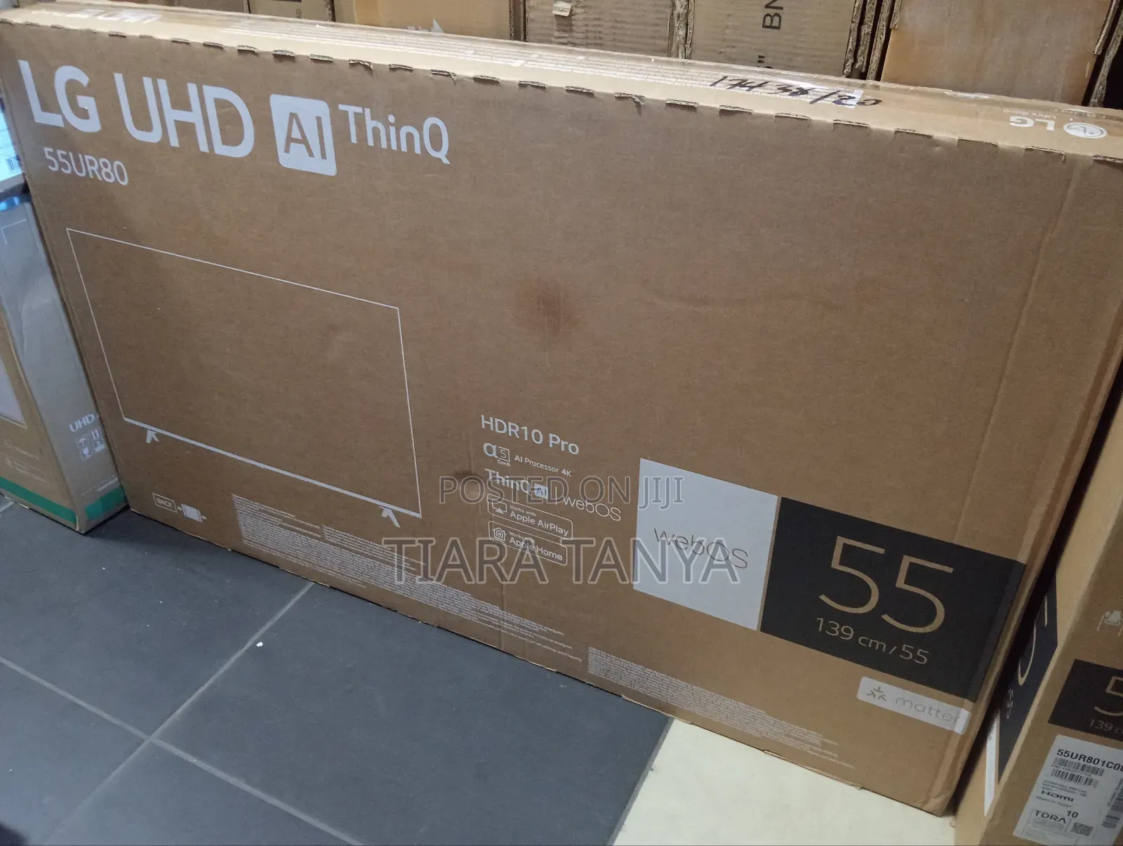 Lg, Uhd Tv, 55 Inch Ur80 Series, Webos Magic Remote,