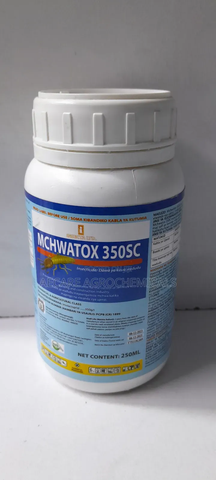 Mchwatox 350sc Termicide 15ml, 50ml, 250ml, And 1LITRE