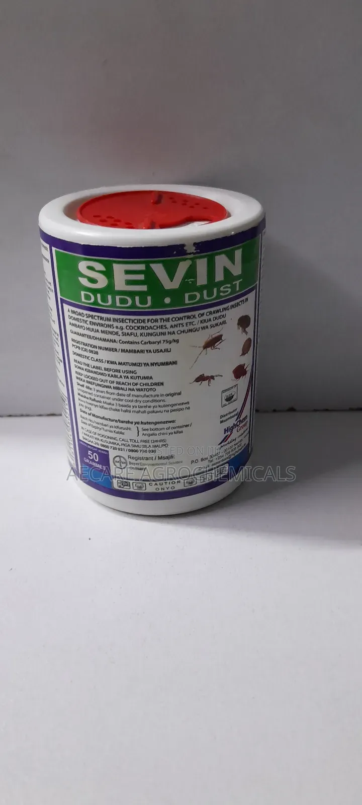Sevin Dudu- Dust 50g, 100g And  200G Pesticide