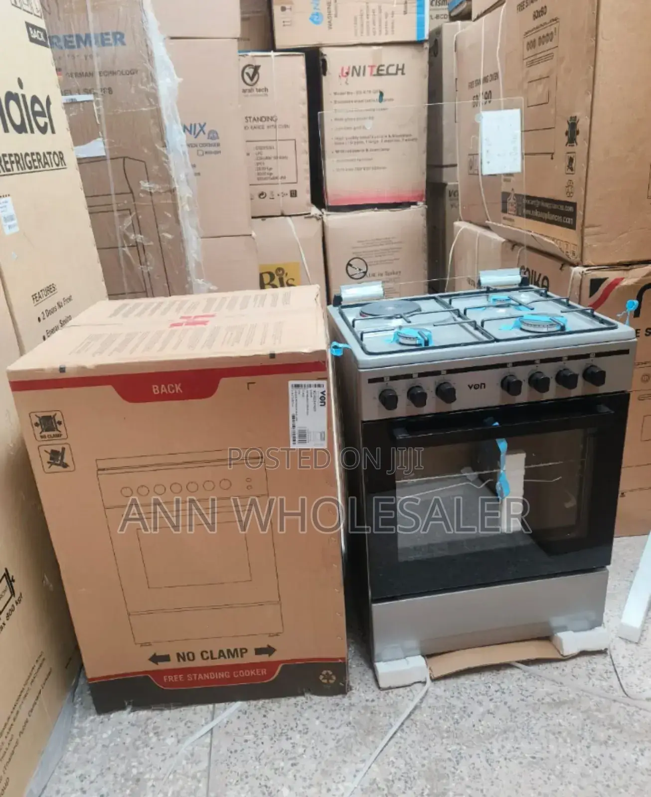 Von 60*60 Freestanding Cooker With 3G+1E