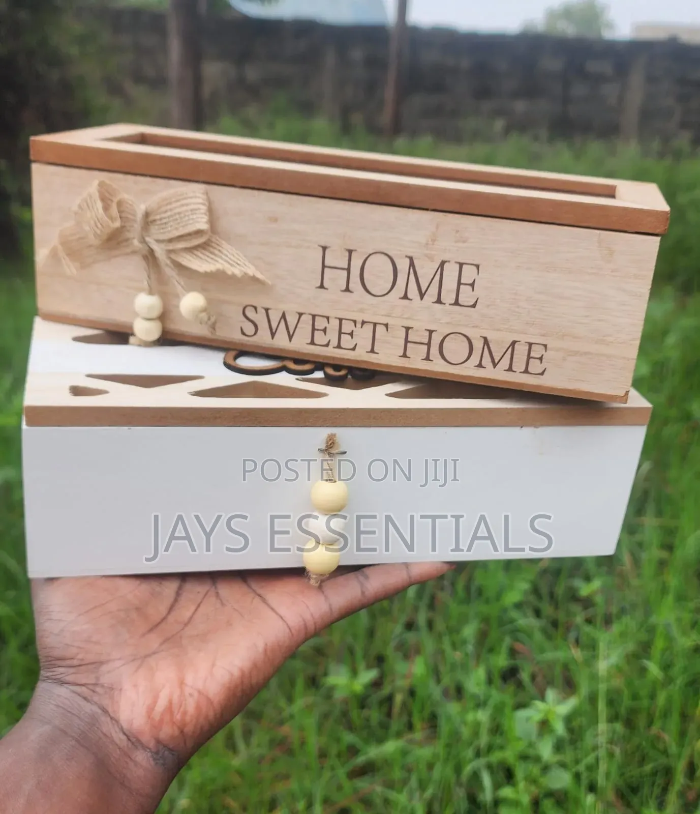 Bamboo Tea Bag Storage Box