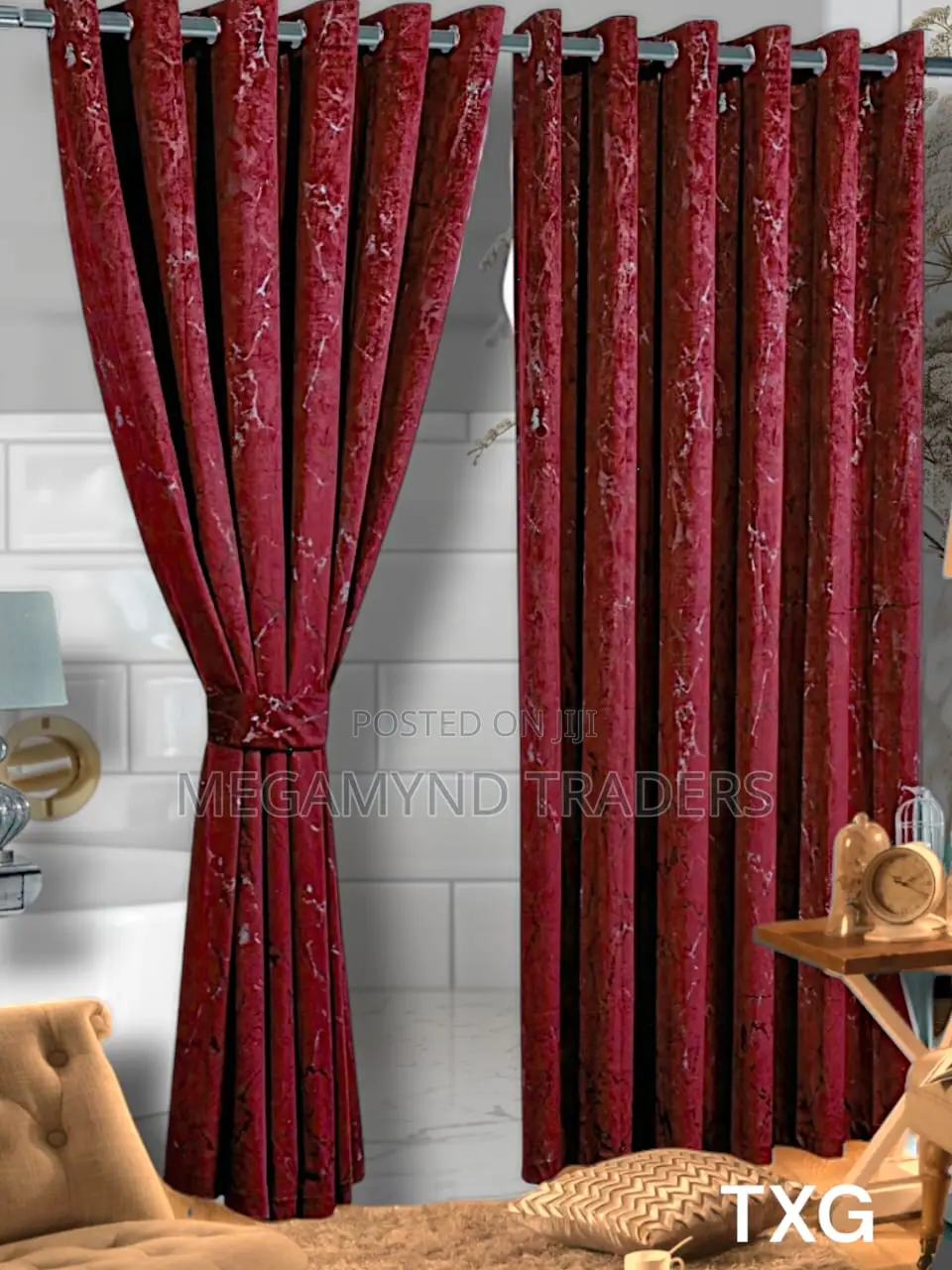 3pc Curtains Ready Made