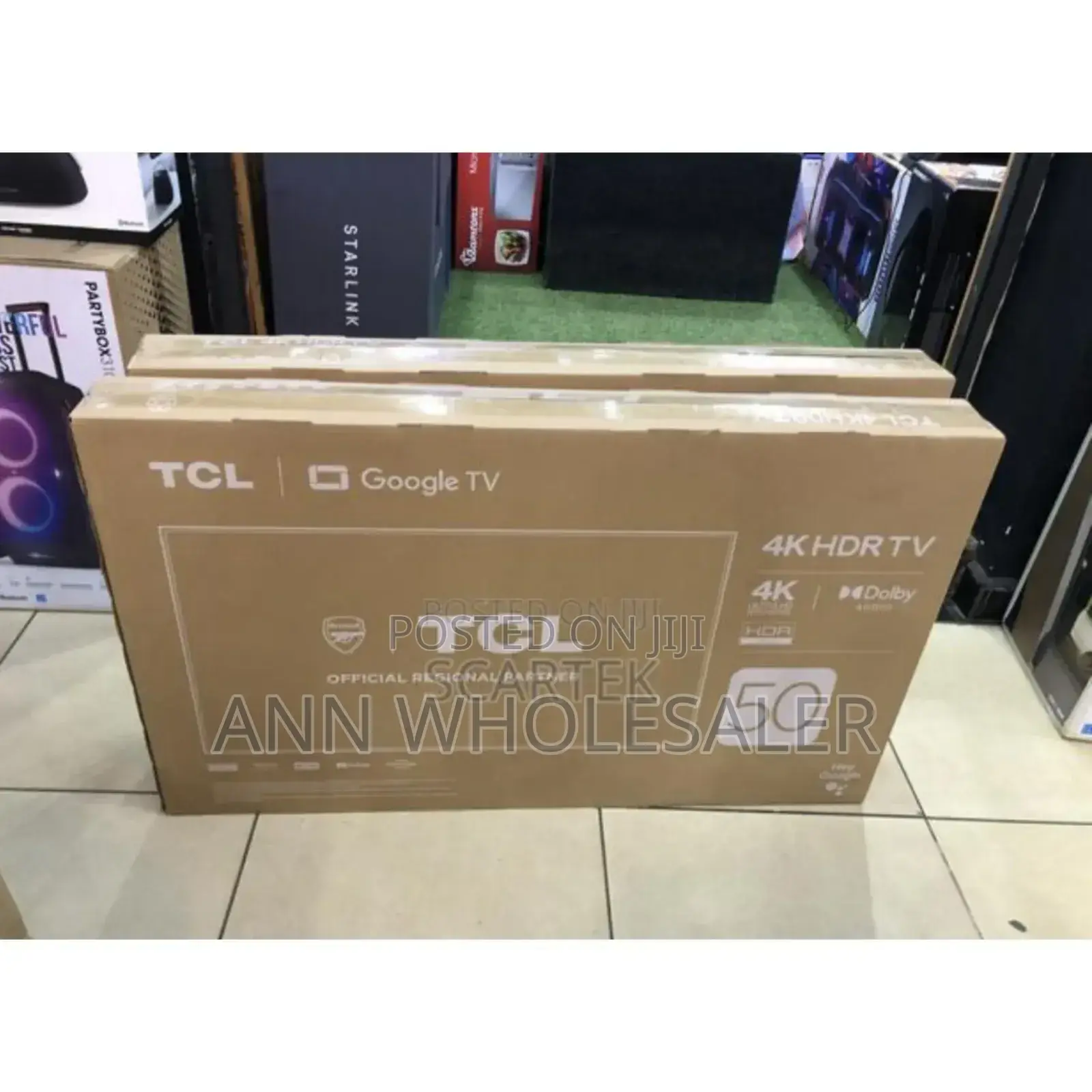 Restocked TCL 50inches Google Adroind Tv