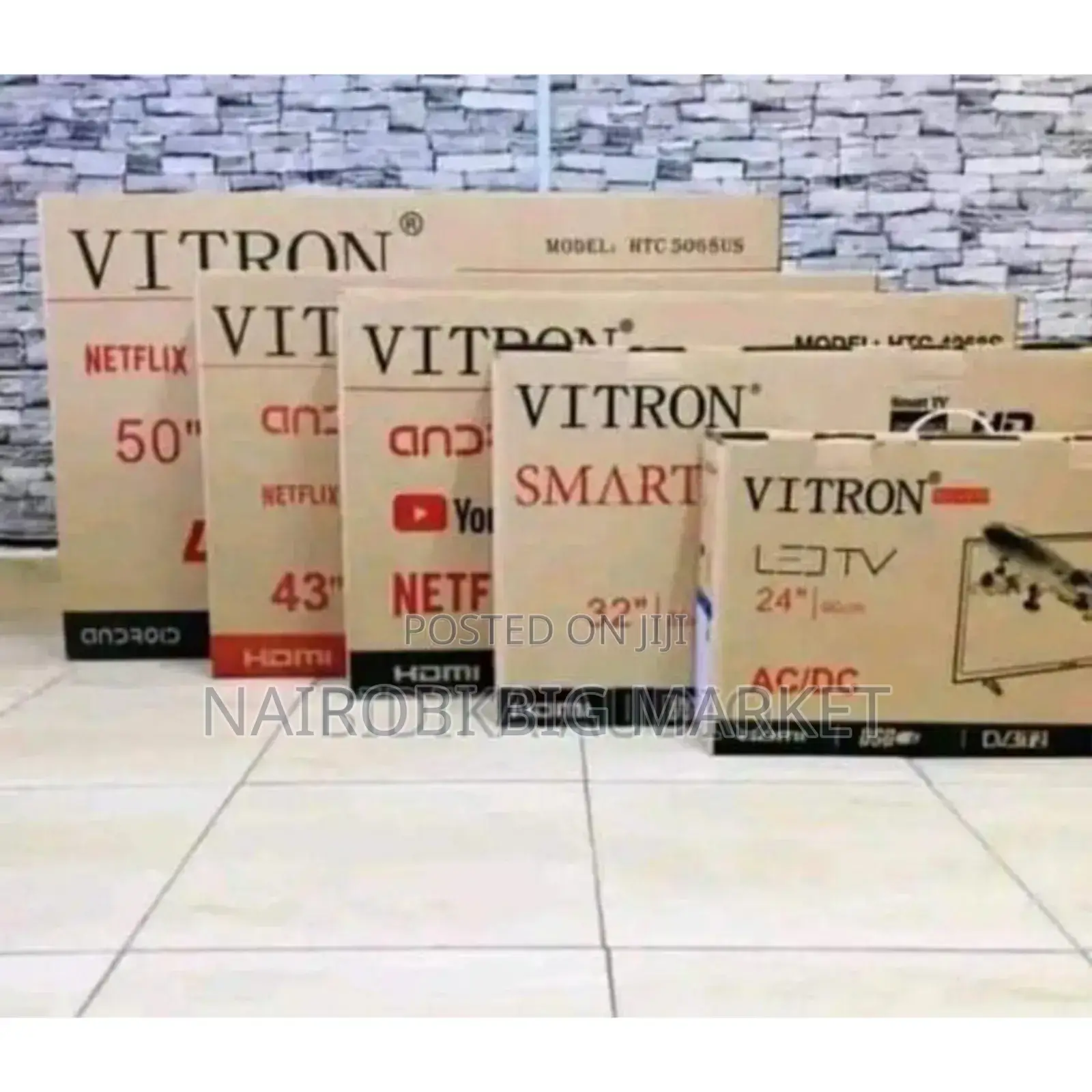 Restocked. Vitron Adroind Tv 43inches