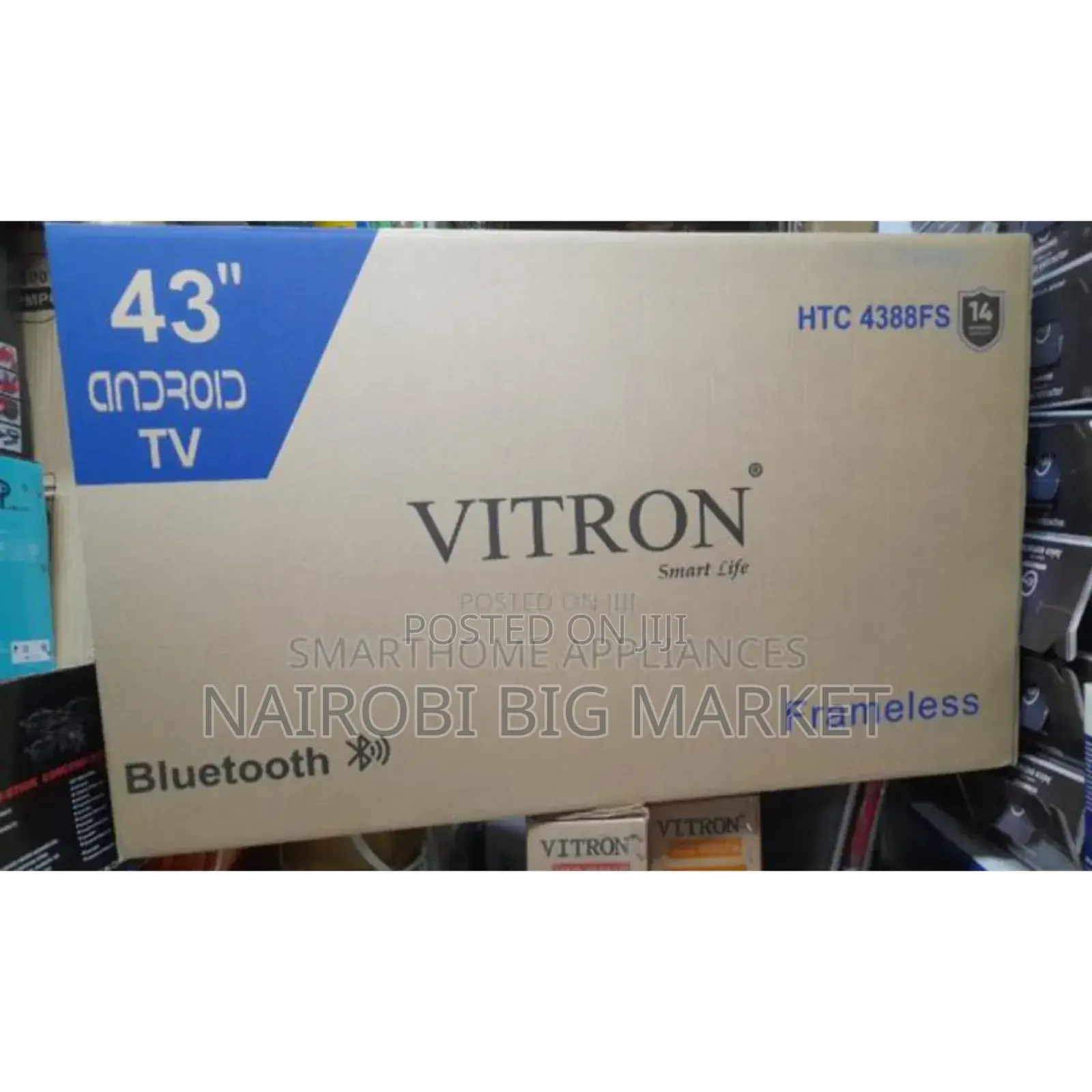 Restocked. Vitron Adroind Tv 43inches