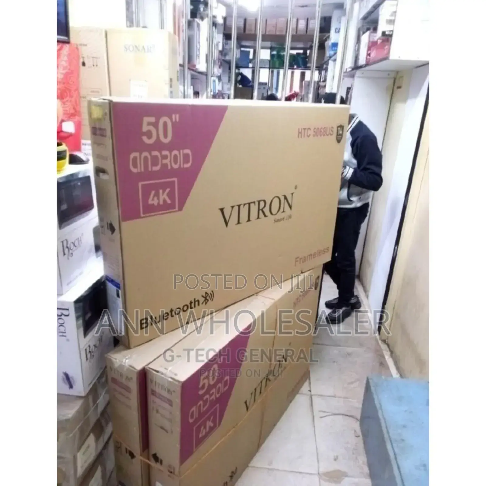Restocked, 50inch Tv. Smart Tv.Vitron