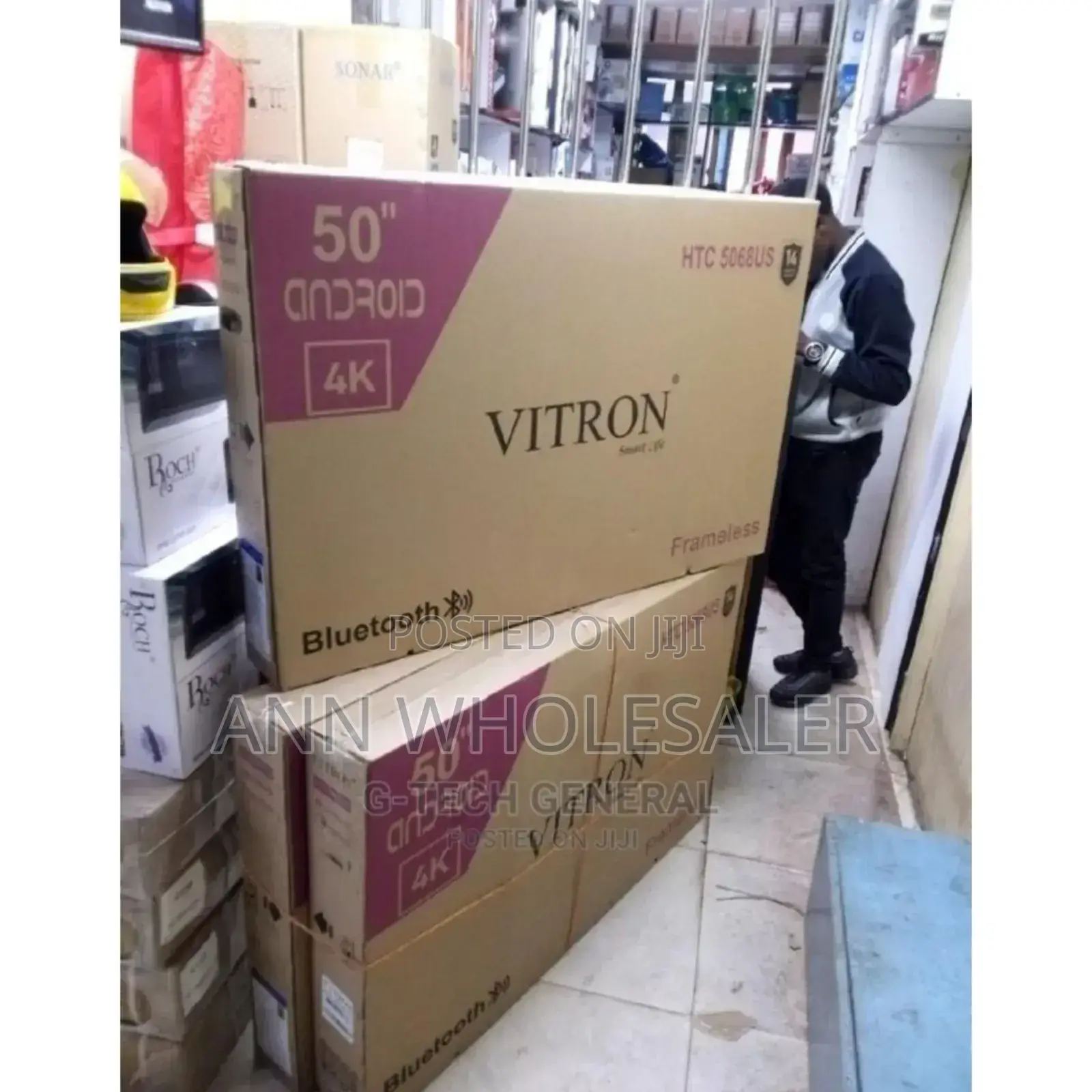 Restocked, 50inch Tv. Smart Tv.Vitron