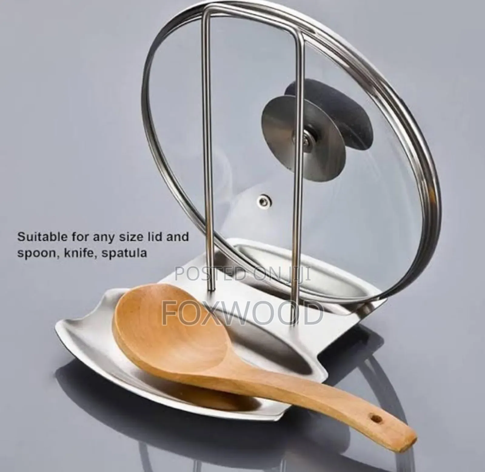 2in1 Kitchen Utensil Holder Stainless Steel
