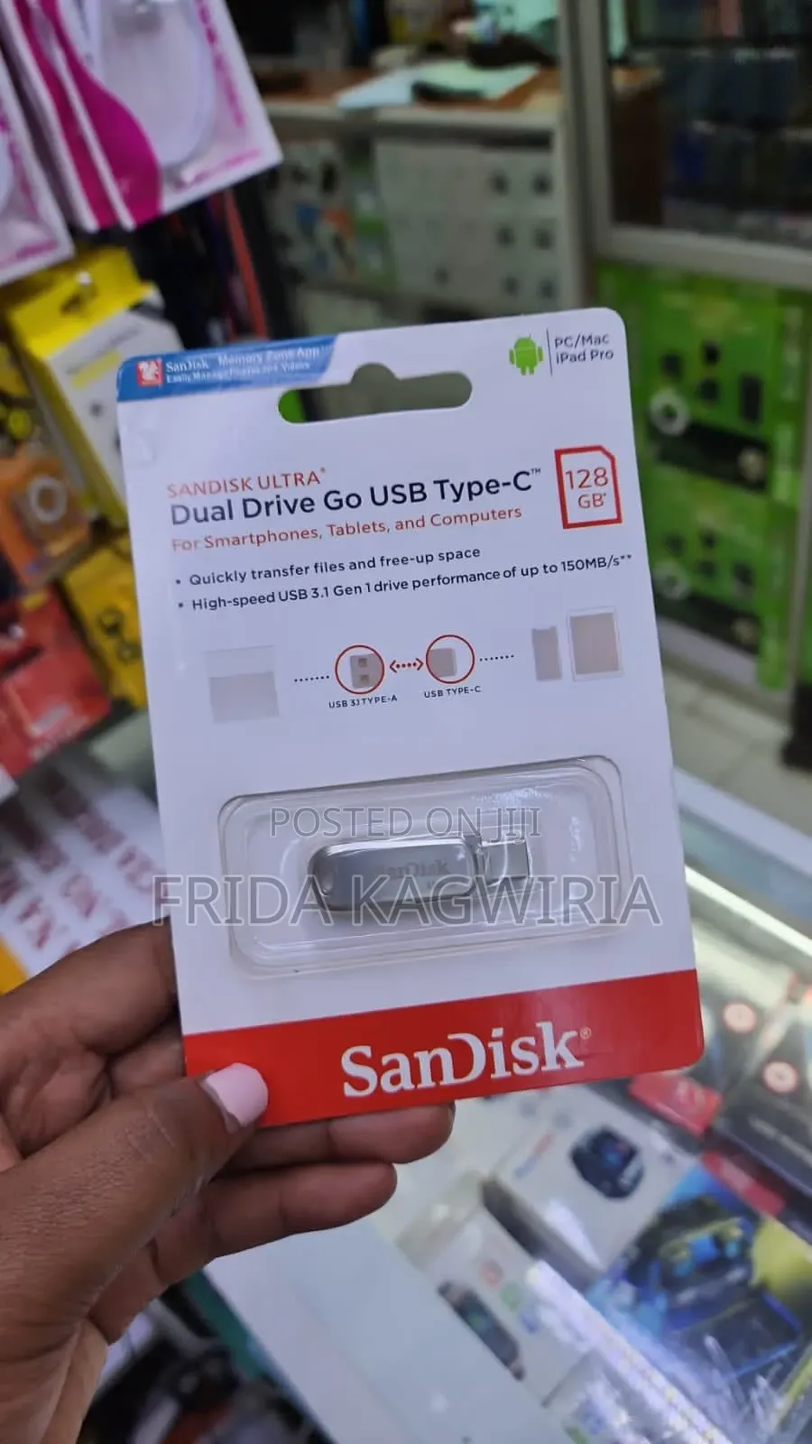 128 Gb Sandisk Ultra Dual Drive Go Usb Type C