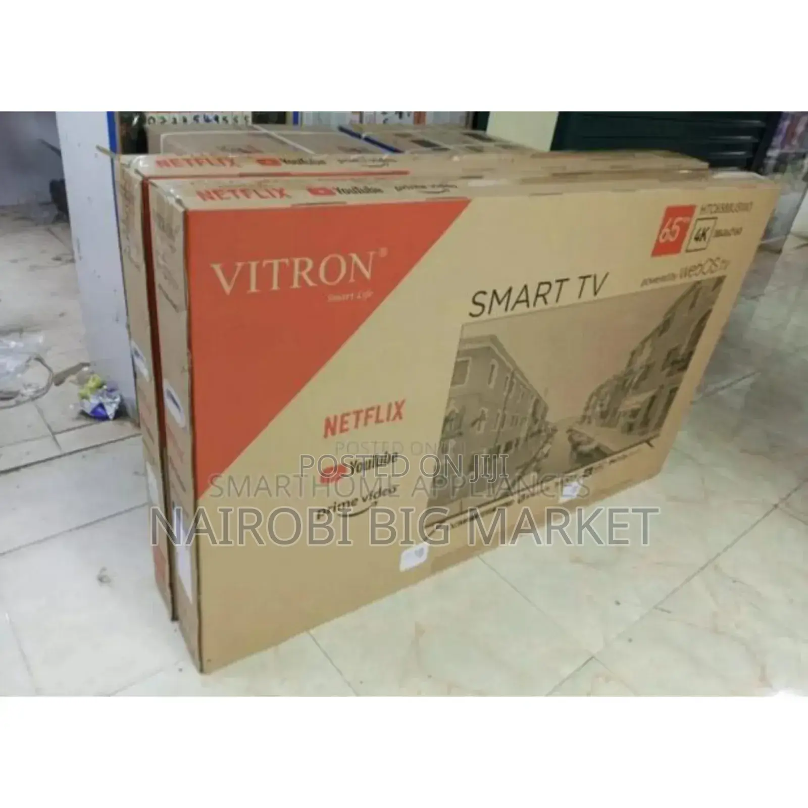 Vitron Size 65inch Tv. Smart Tv