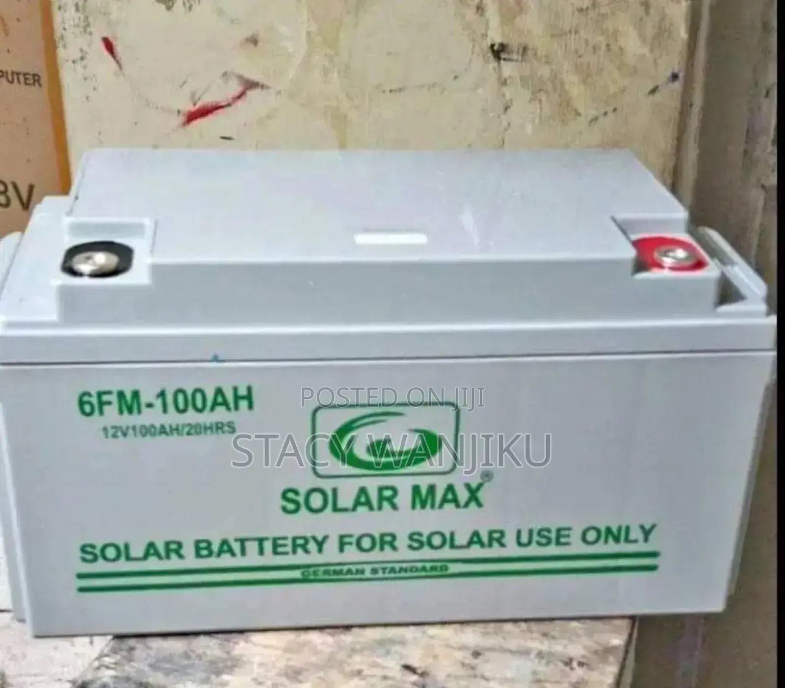 100ah Solarnax Solar Battery/ 100ah Solar Battery Available