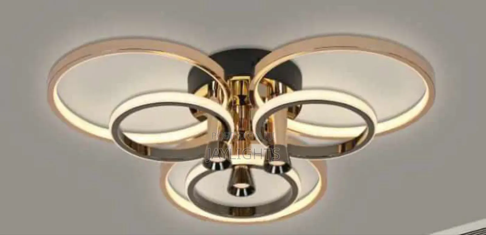 Fancy Led Ceiling Light Style Ring Round Ceiling Lamp Home