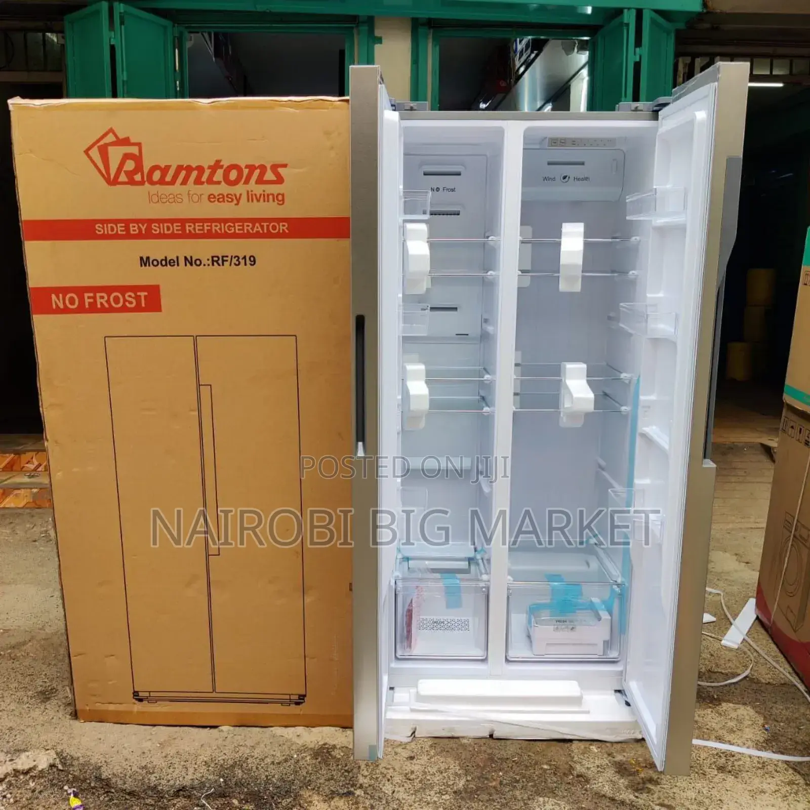 Ramtons Side by Side Fridge No Frost 430litres 