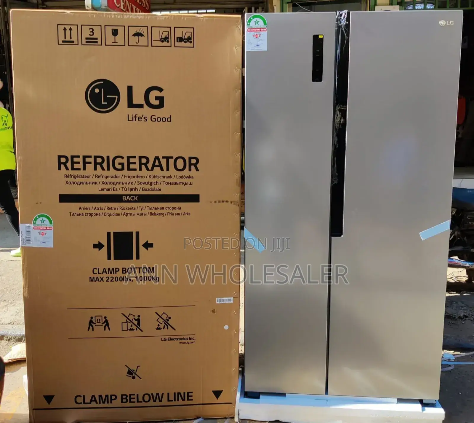 Lg Side by Side Fridge 519 Litres Frost Free