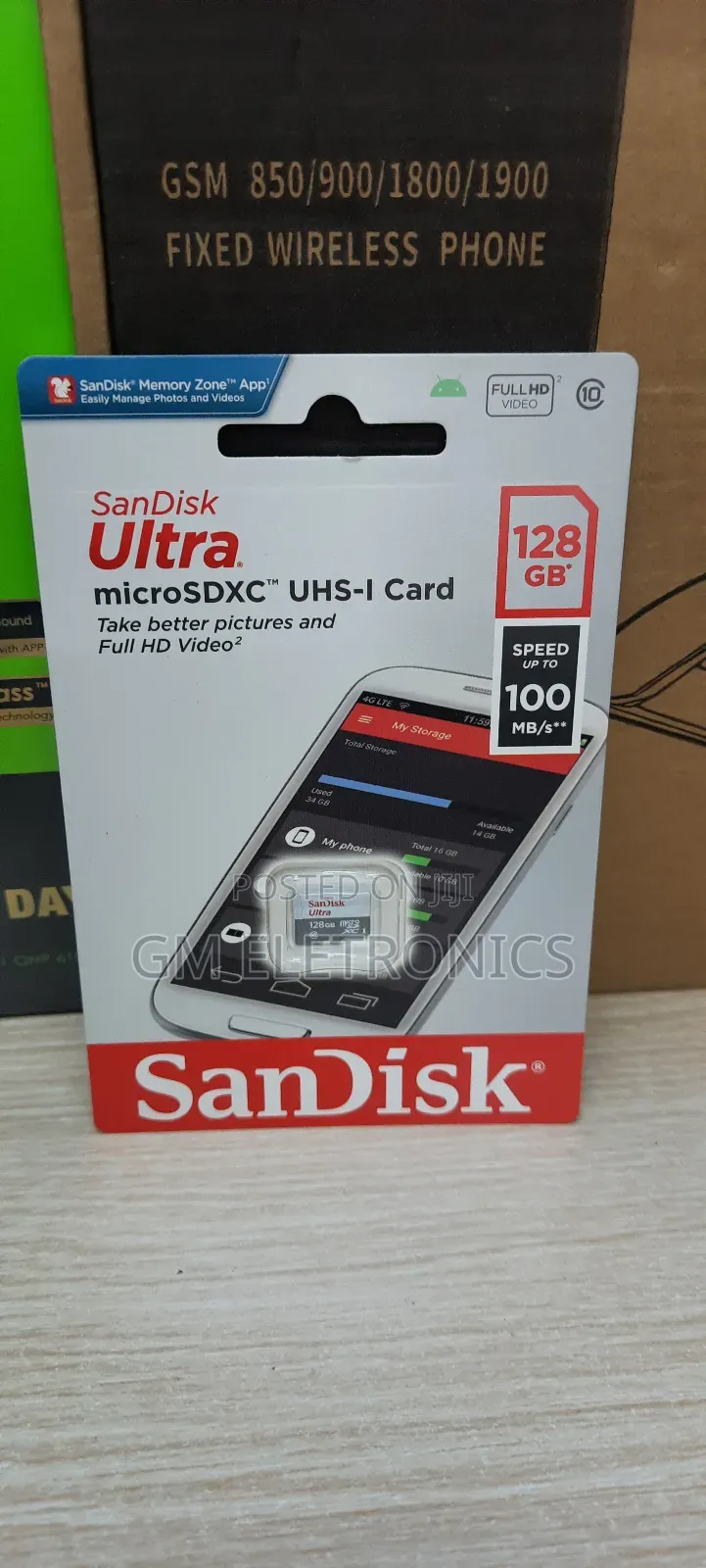 Sandisk 128GB Ultra Lite Microsd Card (SDXC) - 100mb/