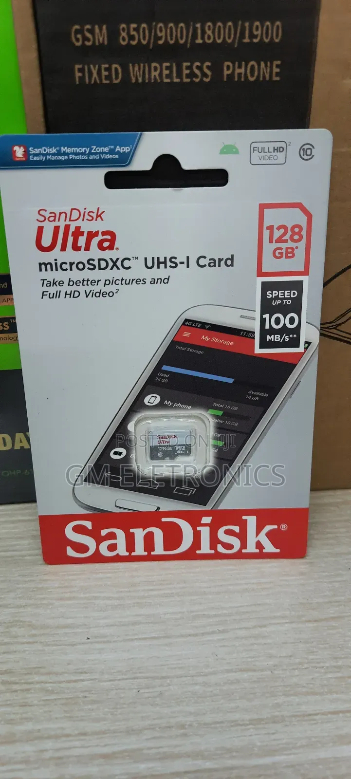 Sandisk 128GB Ultra Lite Microsd Card (SDXC) - 100mb/