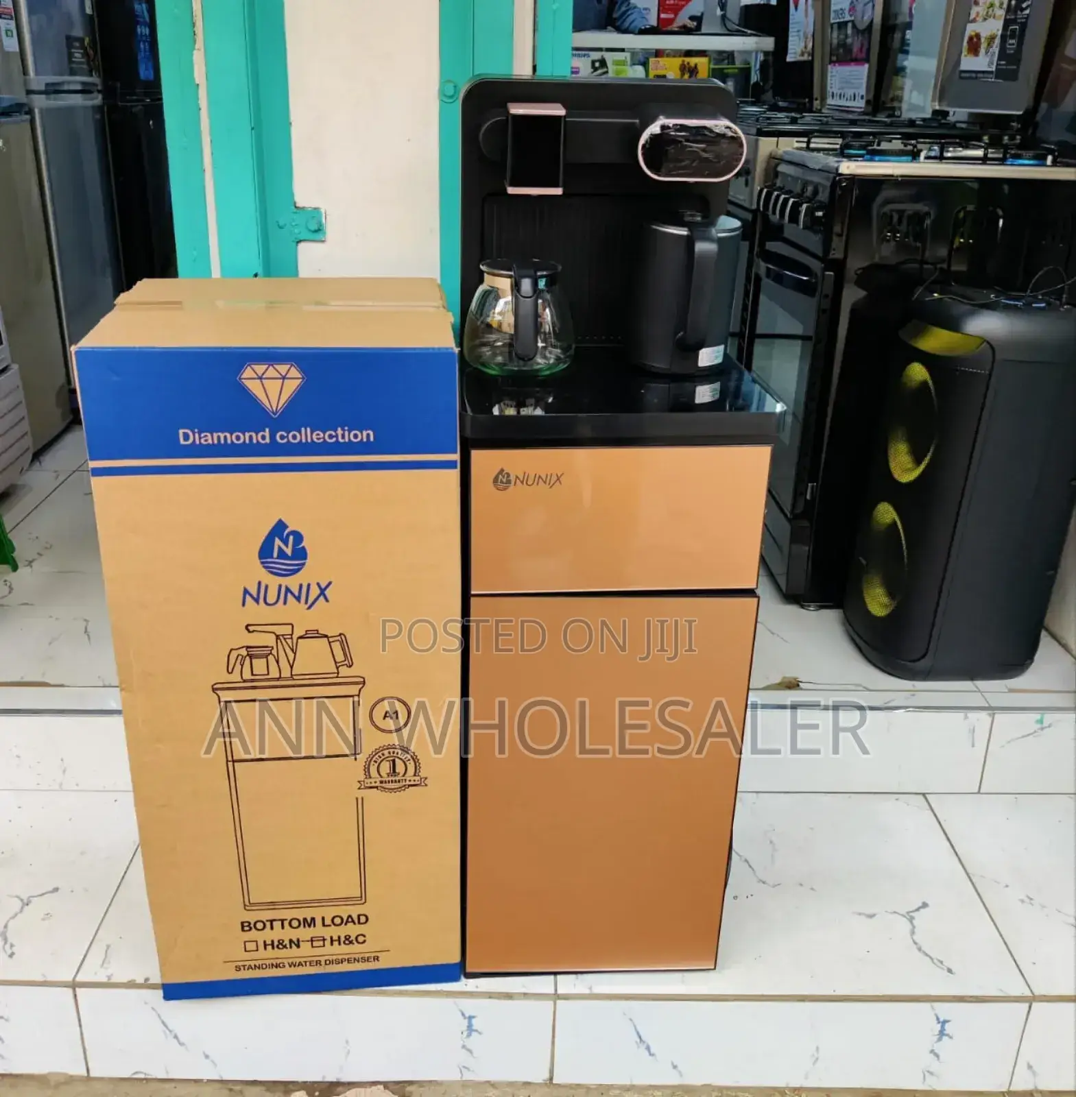 Nunix Hot and Cold Dispenser With Coffee Maker