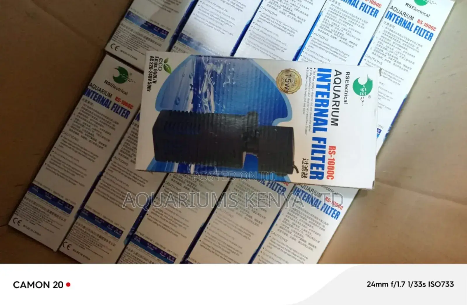 Compact Aquarium Filter With Pump And Aerator