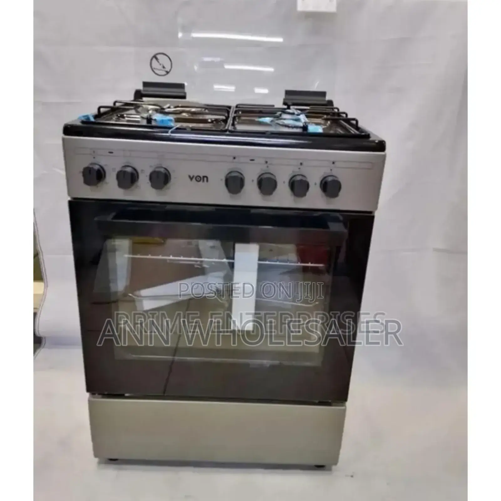 3gas 1electric Plate [Oven, 60by60 Von Cooker