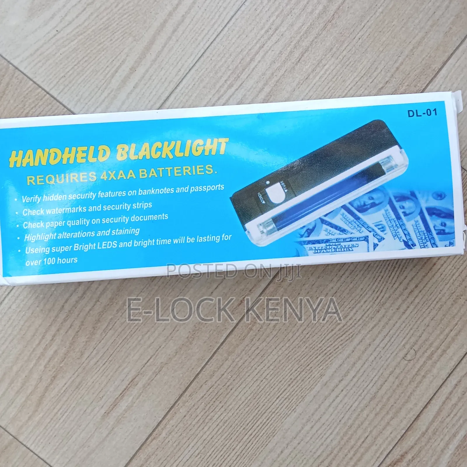 Garage UV Flashlight.