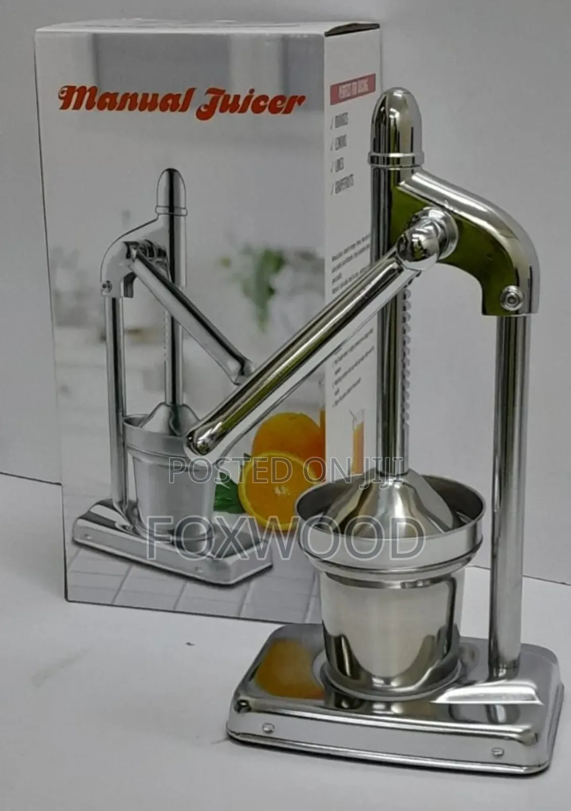 Stainless Steel Manual Hand Press.