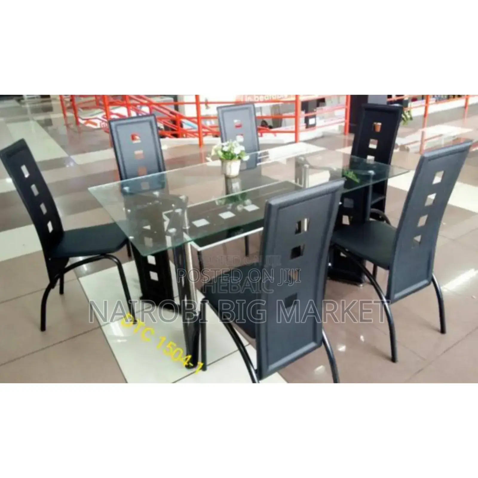 Glass Brand New, 6 Seater Dinning Table