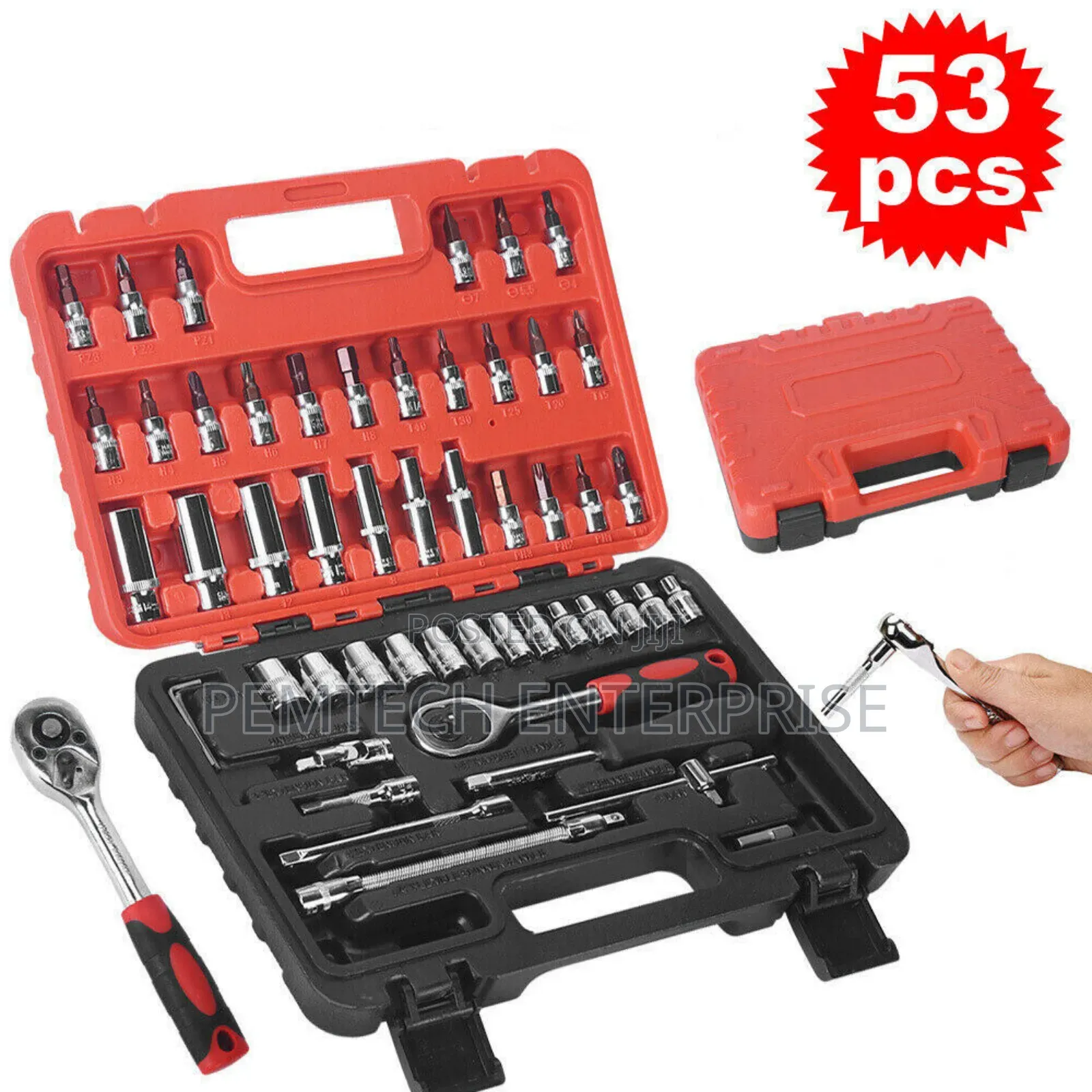 1/4inch Socket Set Ratchet Wrench Auto Car Repairing Tool