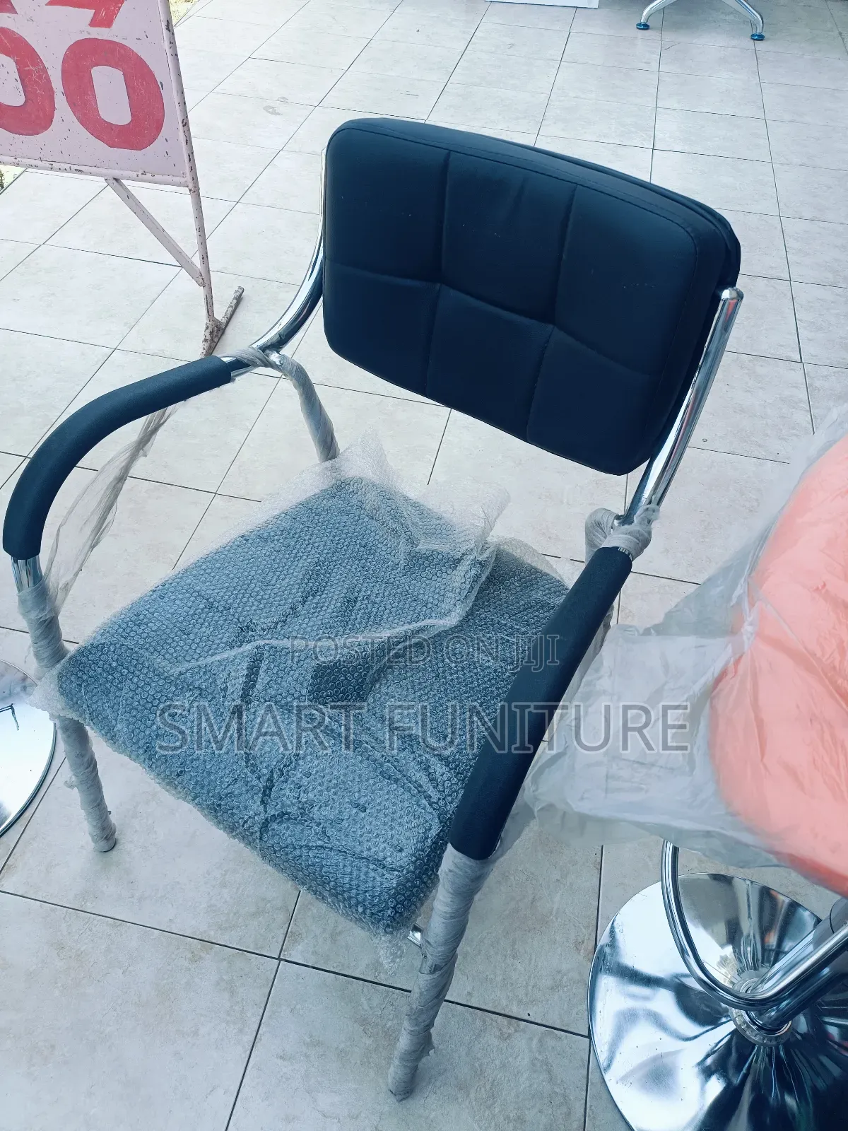 Chrome Office Chair (Waiting Chairs)