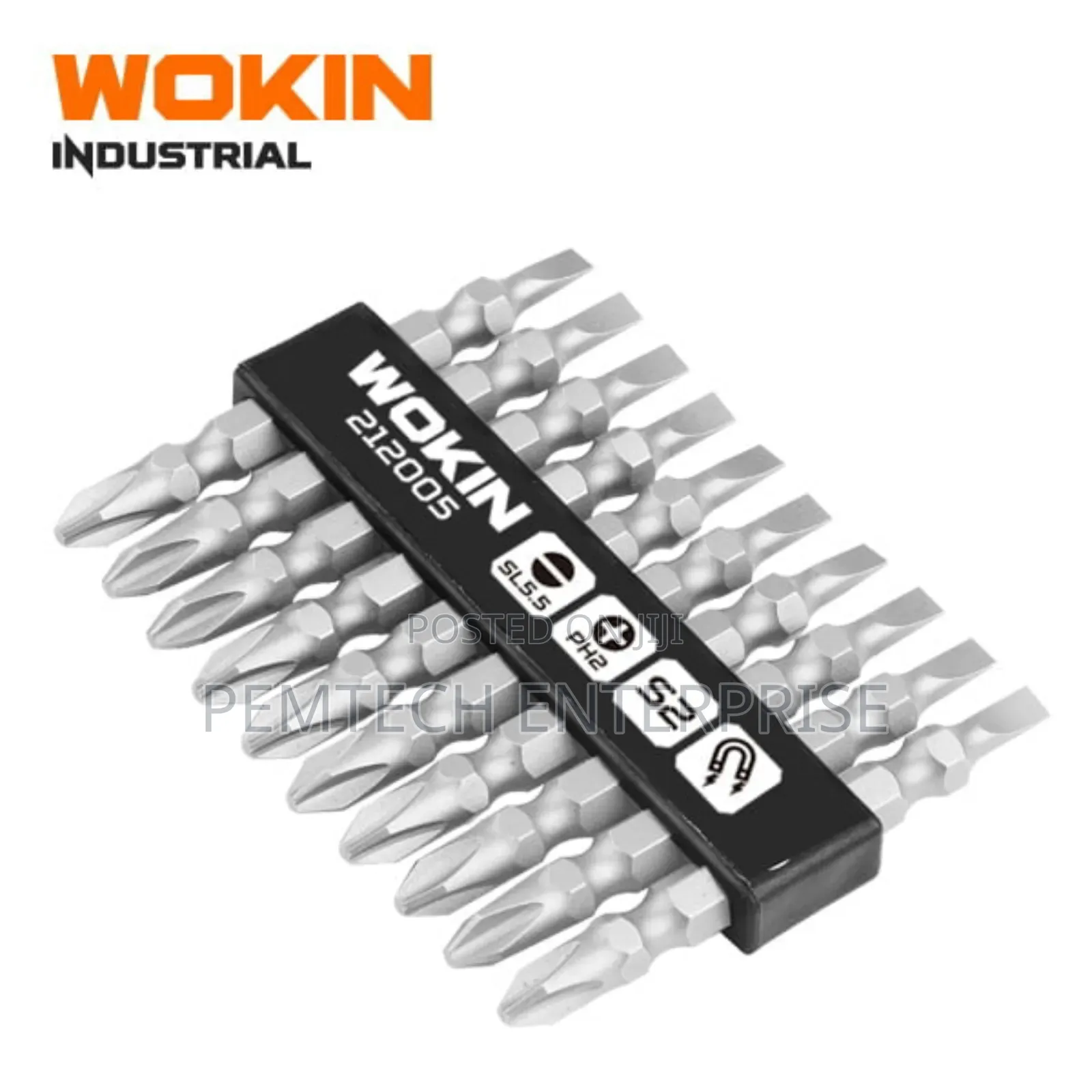 Industrial WOKIN Double End Screwdriver Bit Set 10pcs