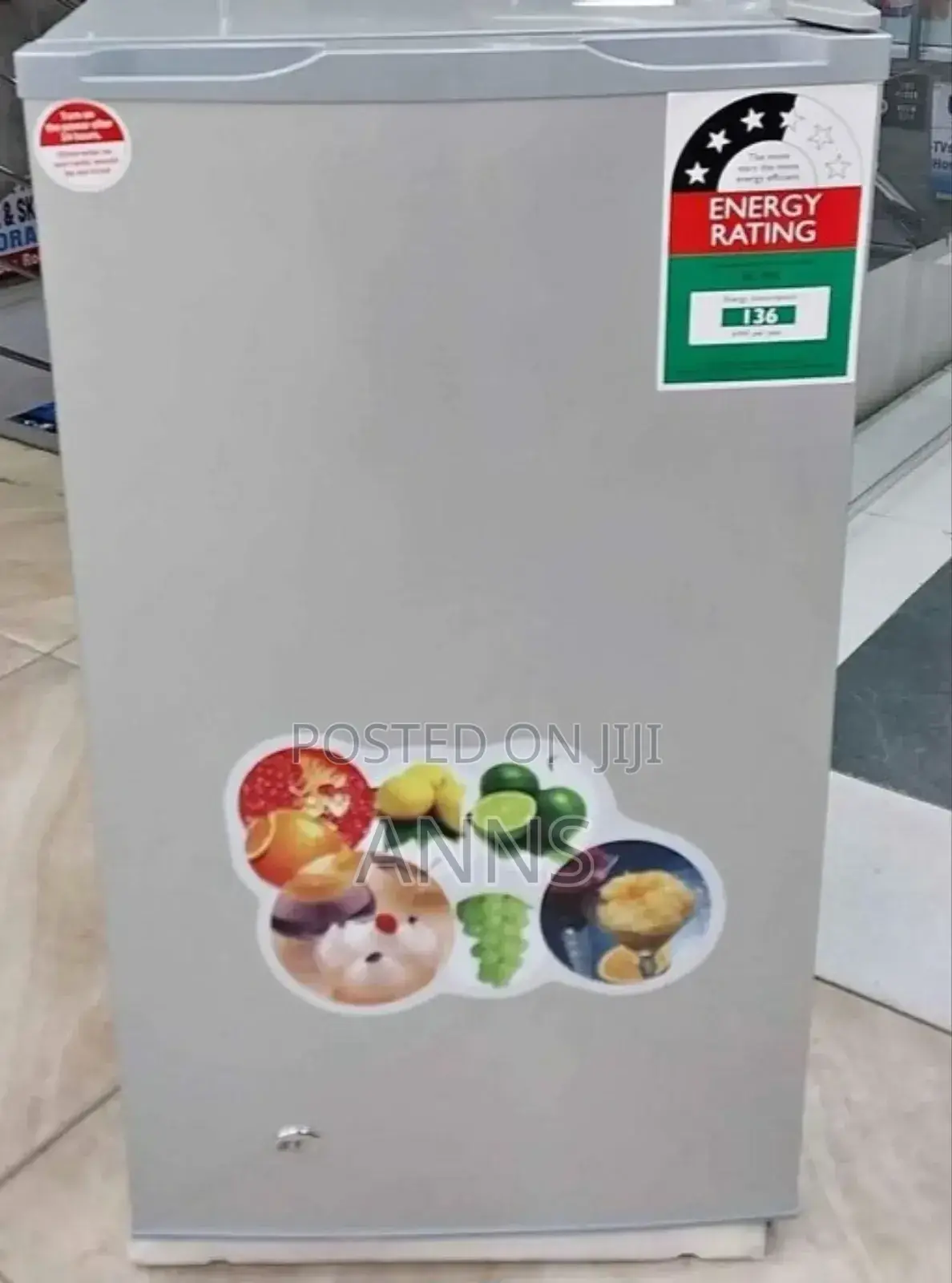 Ecomax Silver 90litres Single Door Fridge