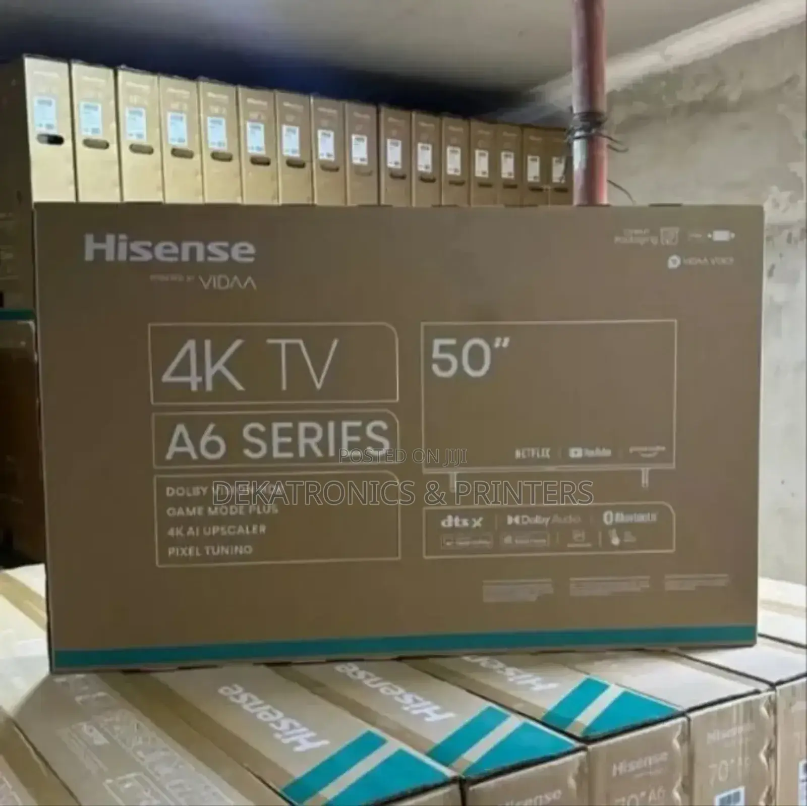 Hisense 50" Inch Smart Frameless Tv A6k