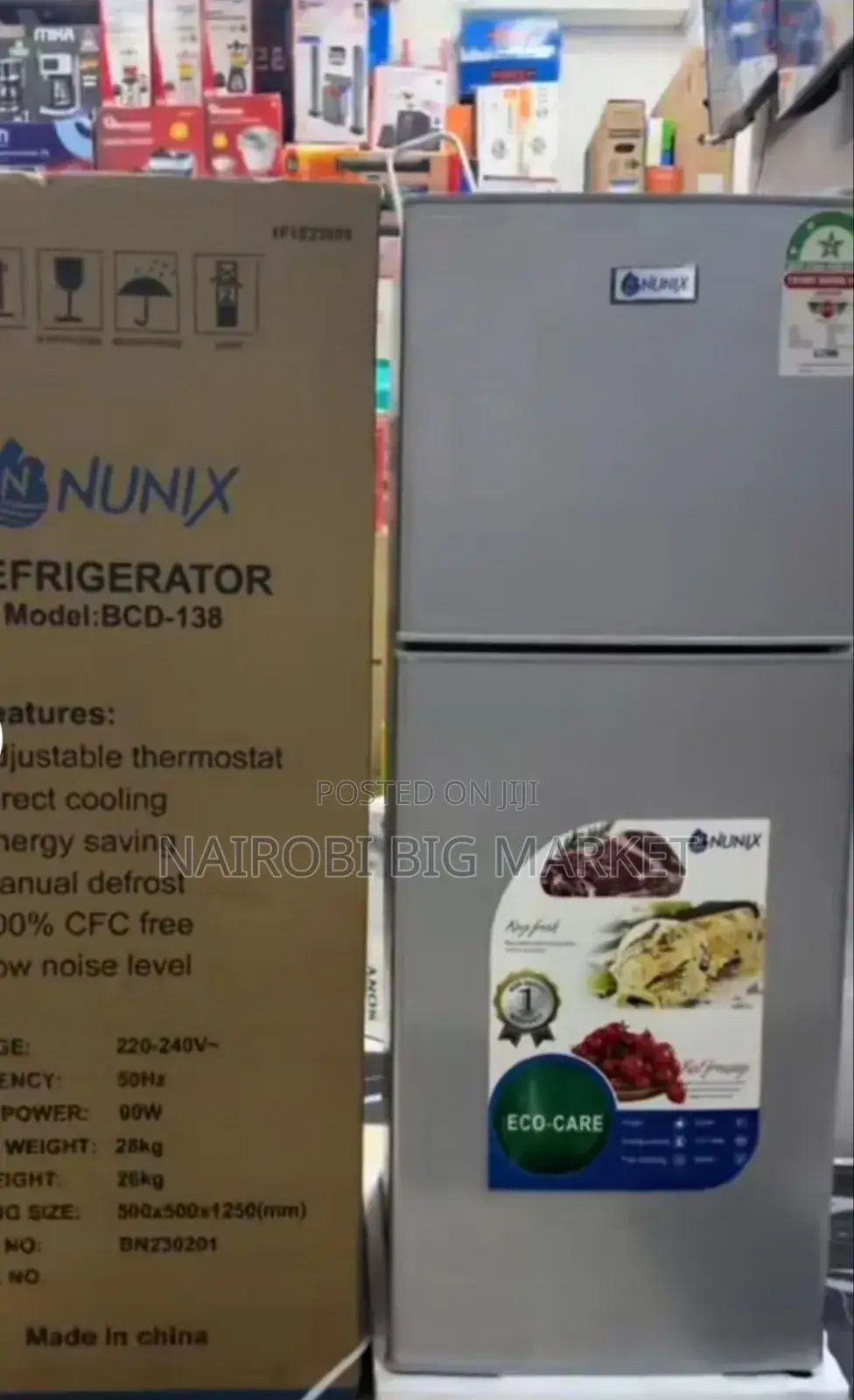 Nunix 138 Liters Fridge