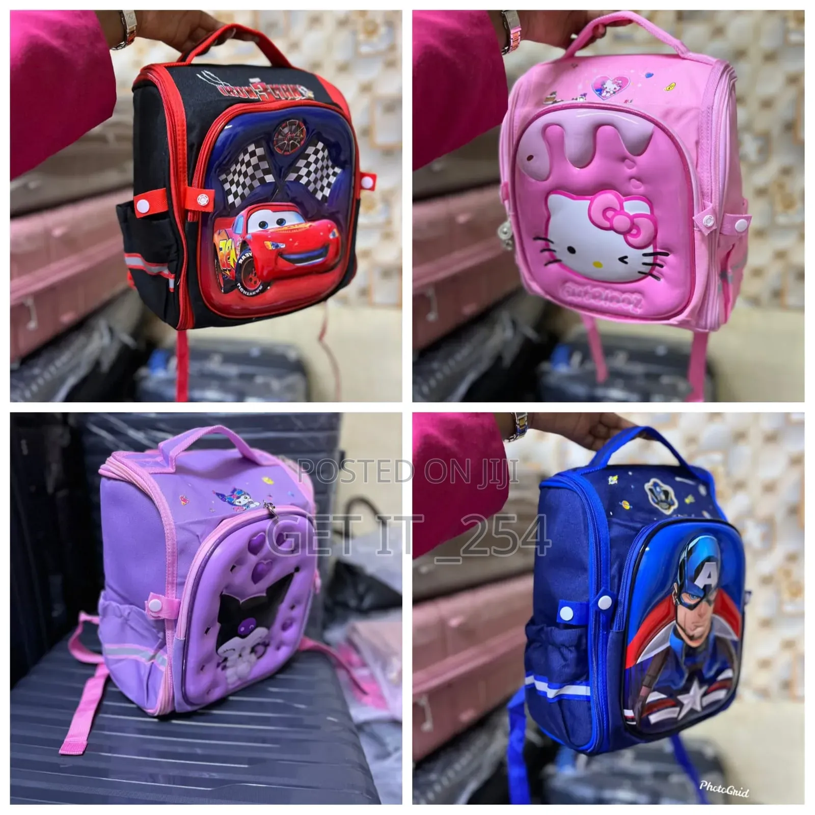 Cartoon Themed School Box Bags / Backpacks
▪Kinde/Pp1,Pp2