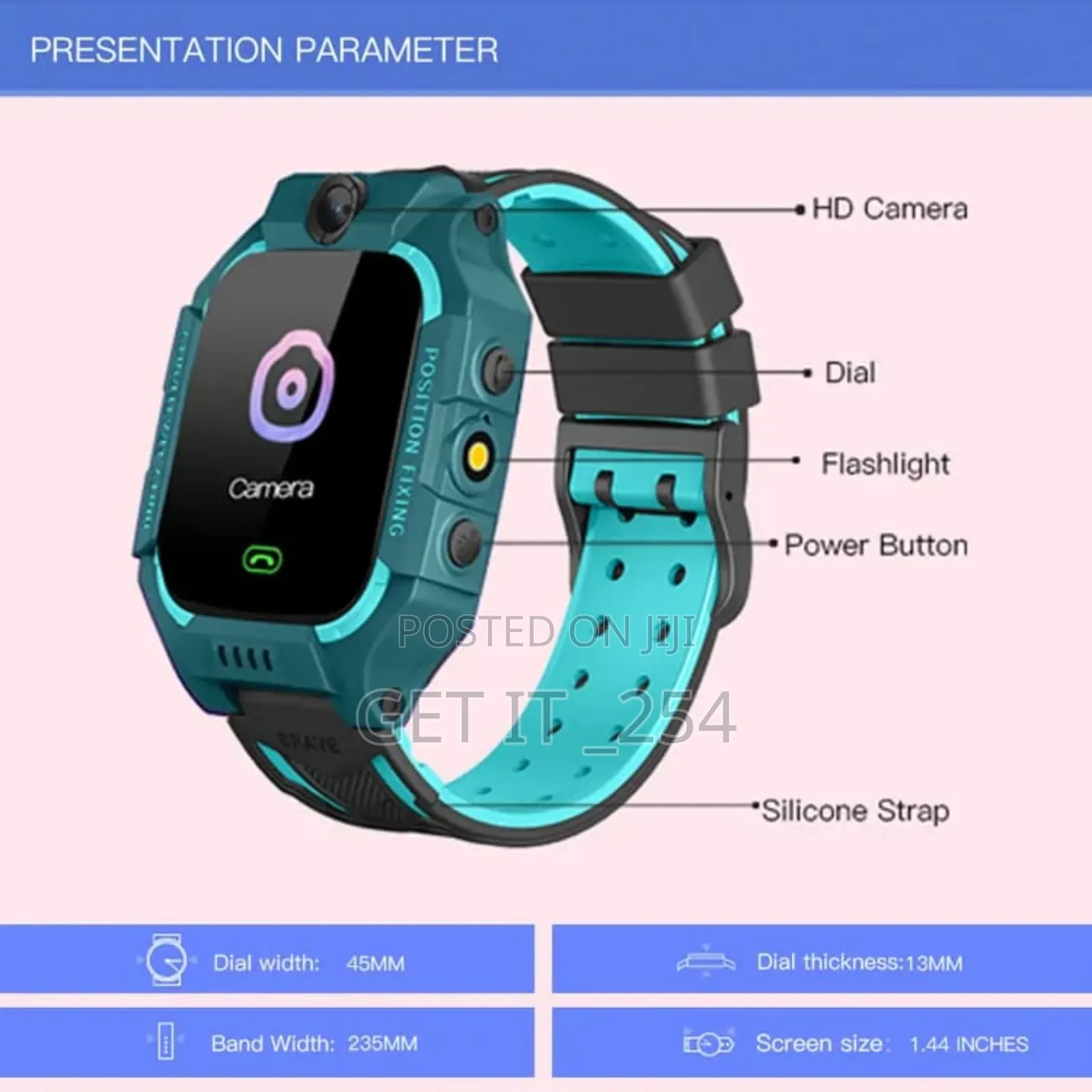 *Kids Smart Watch With SIM Card Slot