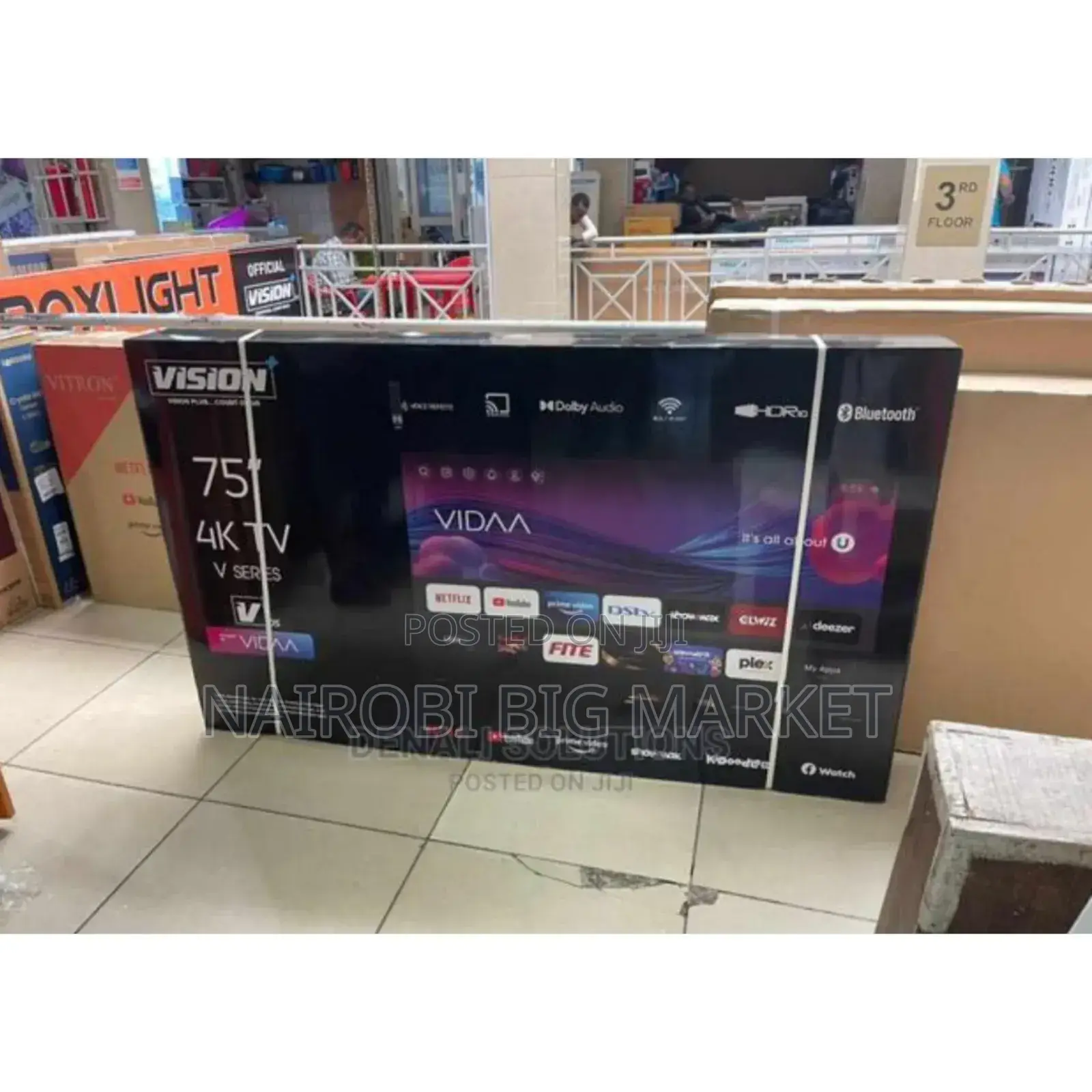 Vision 75inches Smart Tv
