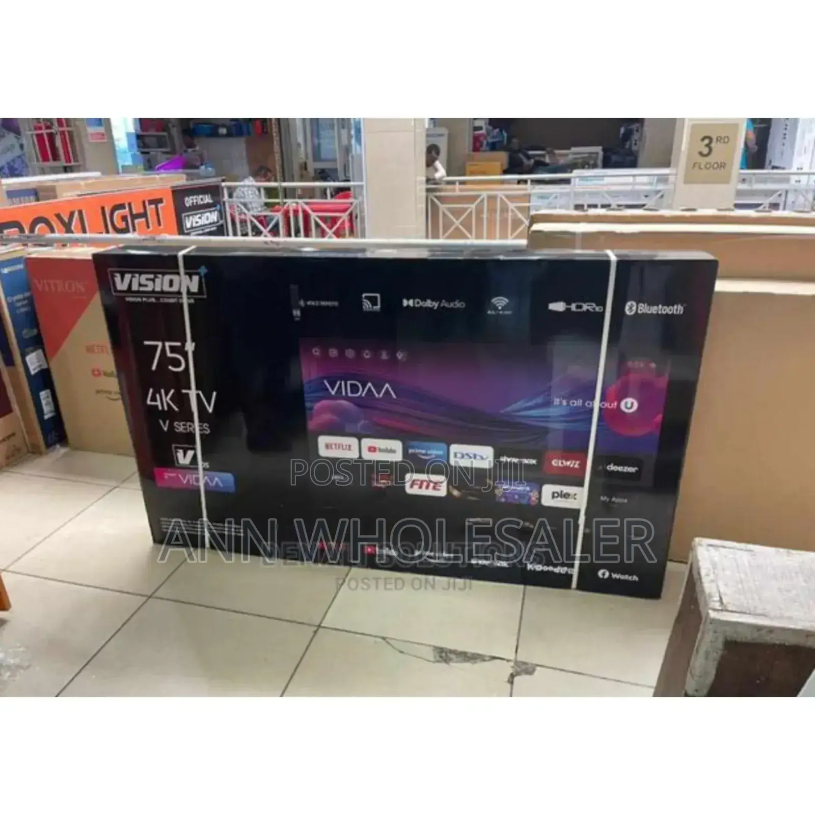 Vision 75inches Smart Tv