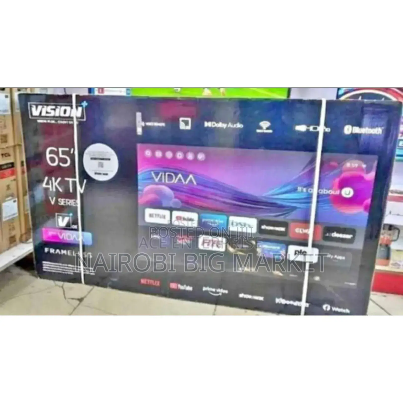 High Quality Vision Size 65inches Adroind Tv