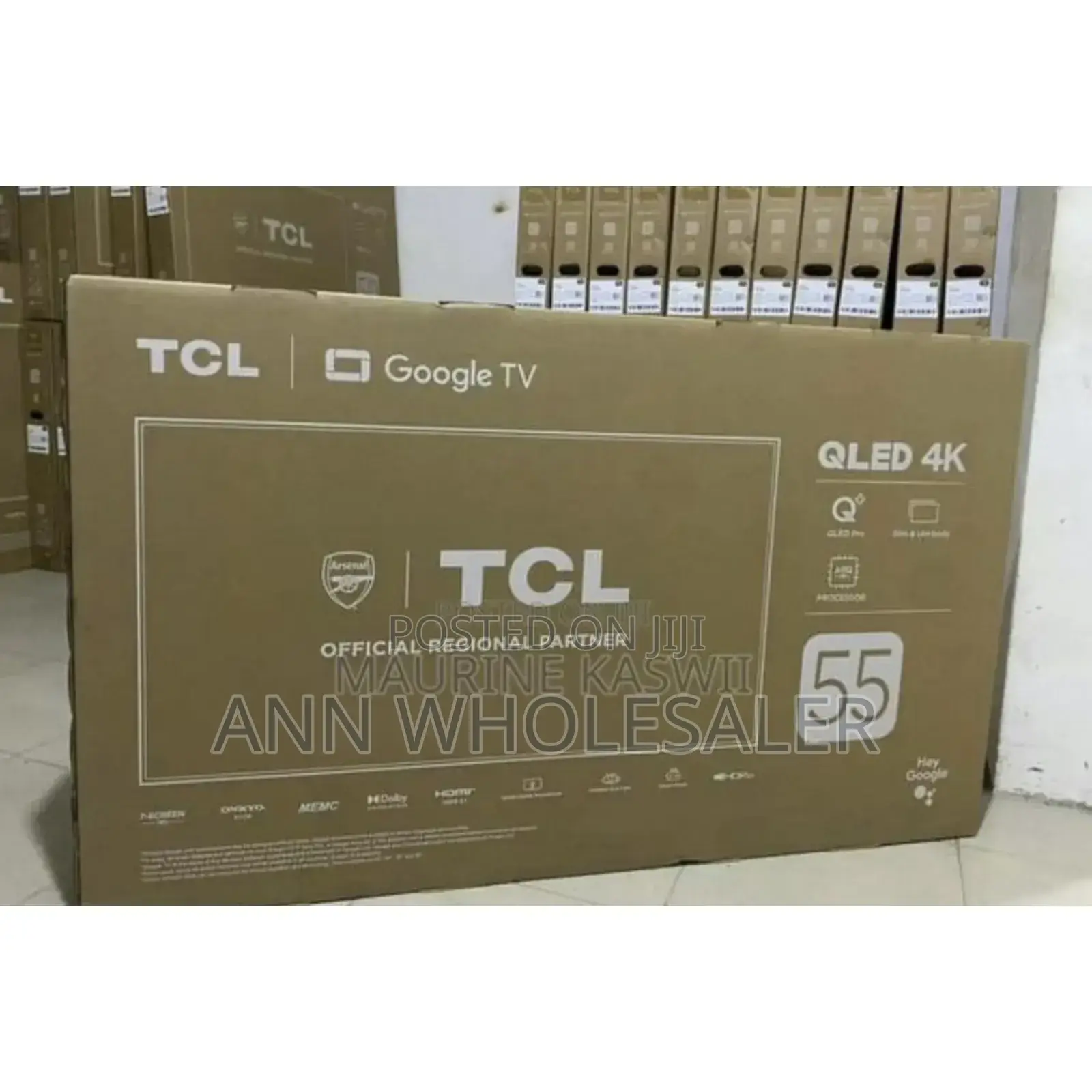 TLC 55inches Tv. TCL Google Qled