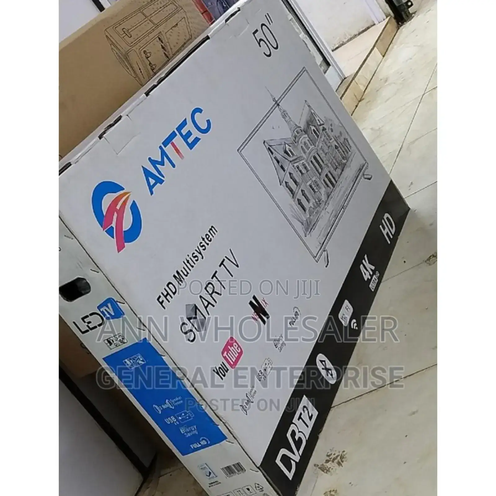 Qled Amtec 50inches Tv. Smart Androind